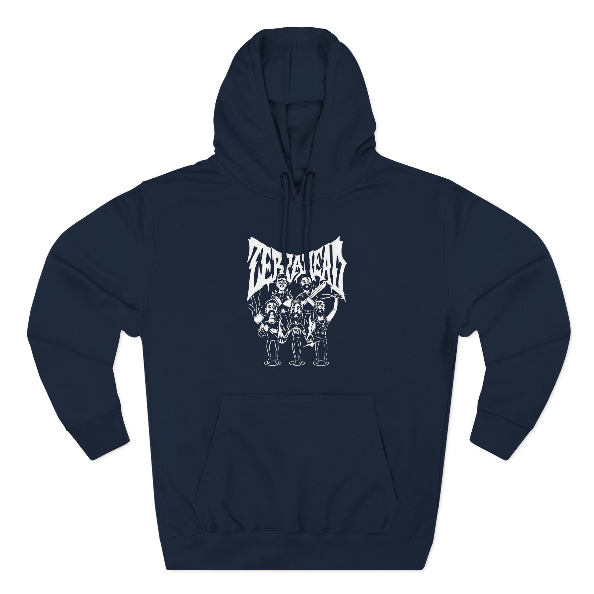 Zebrahead Goth Three-Panel Fleece Hoodie