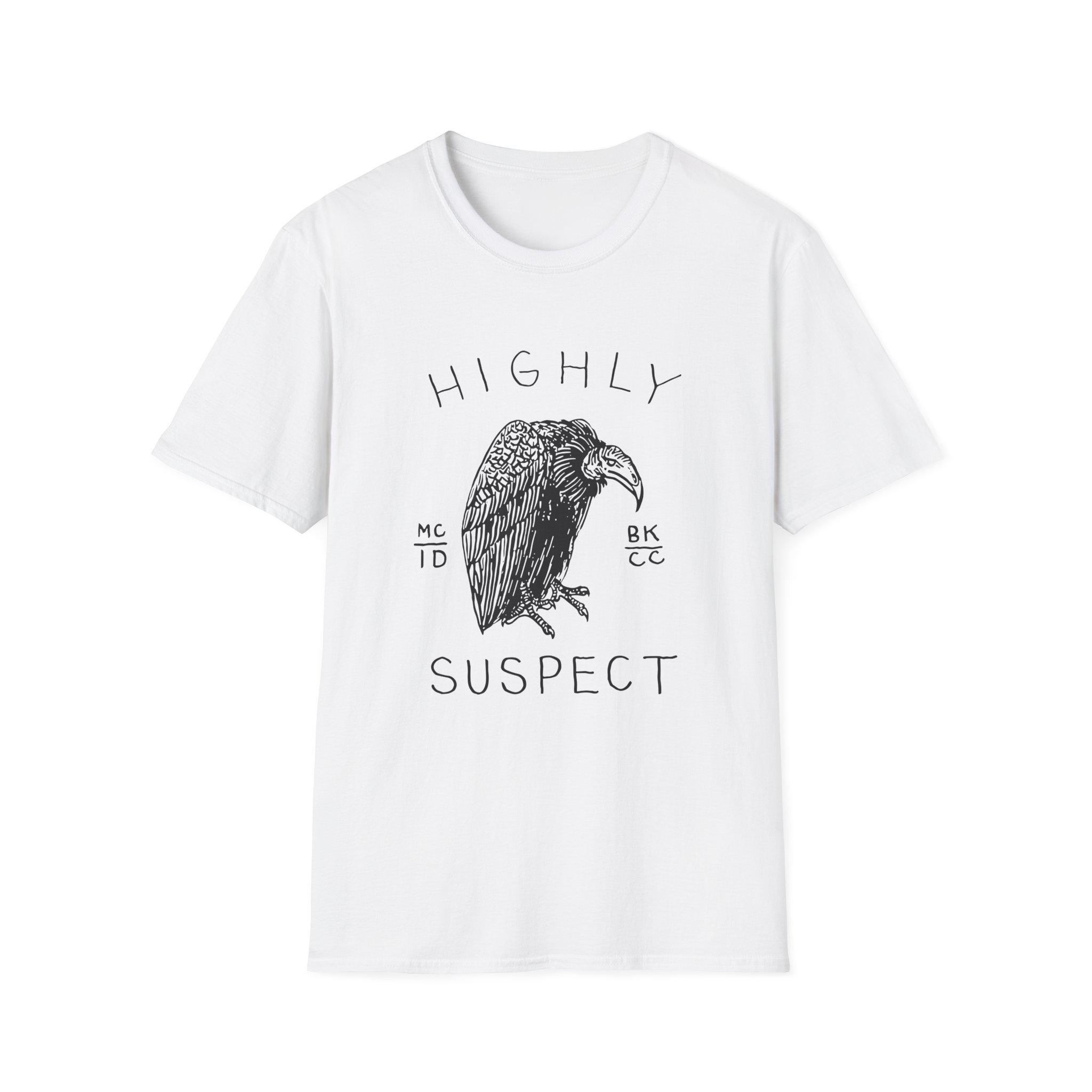 Highly Suspect Vulture Natural Unisex Softstyle T-shirt