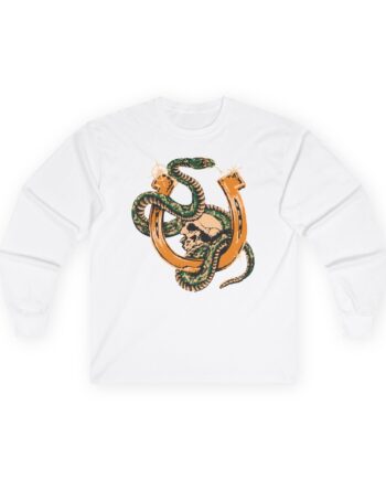ZZ Top Snake Skull Unisex Ultra Cotton Long Sleeve Tee