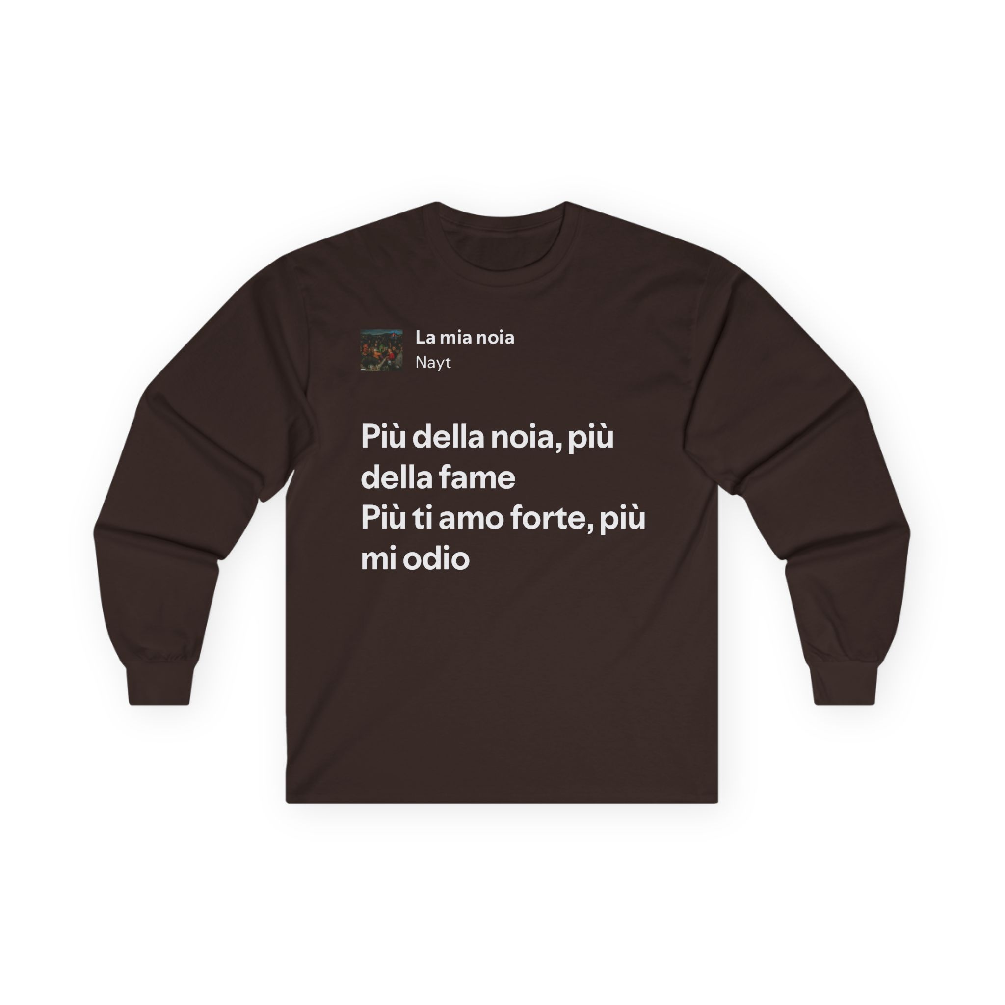 Nayt La Mia Noia Unisex Ultra Cotton Long Sleeve Tee