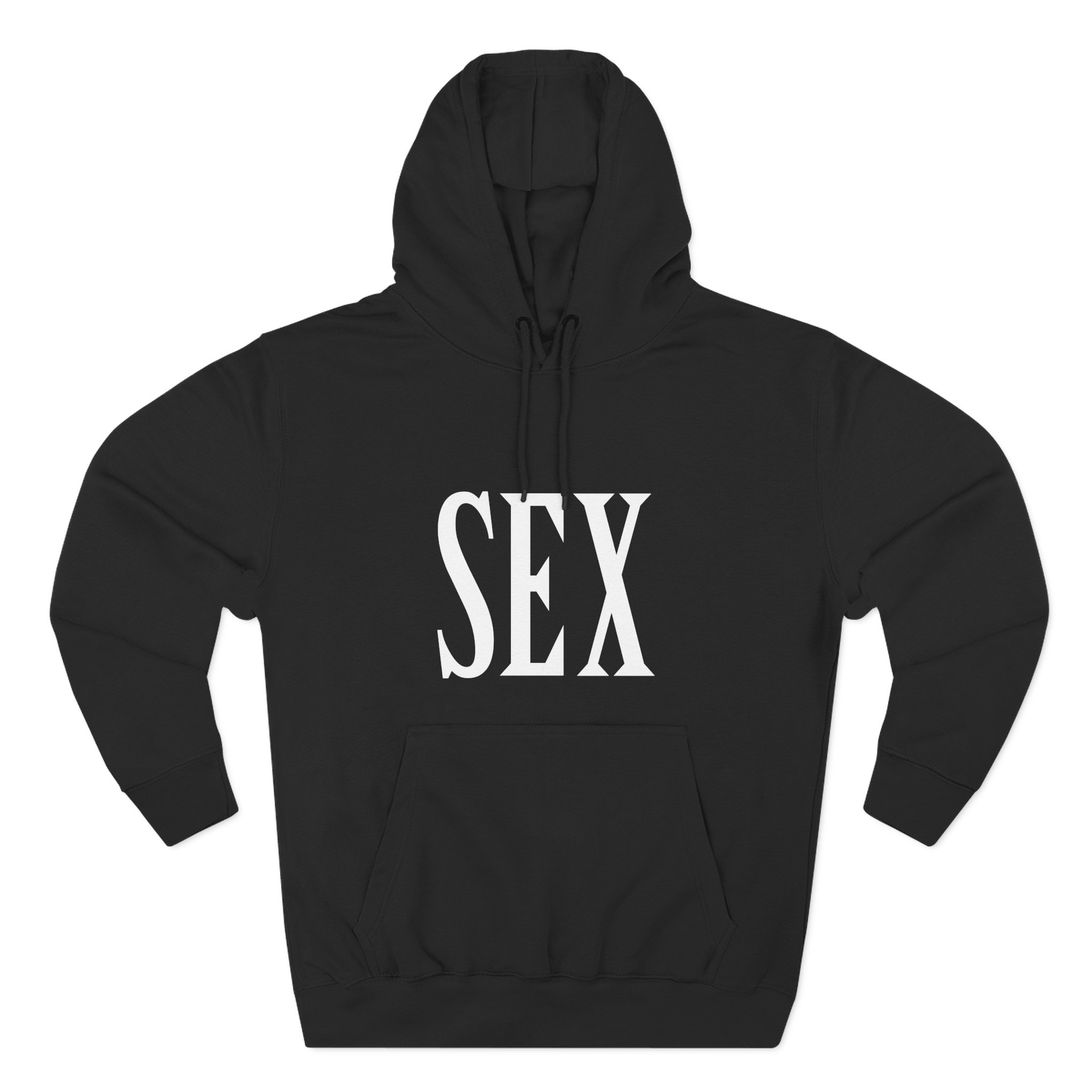 Sexmane Three-Panel Fleece Hoodie