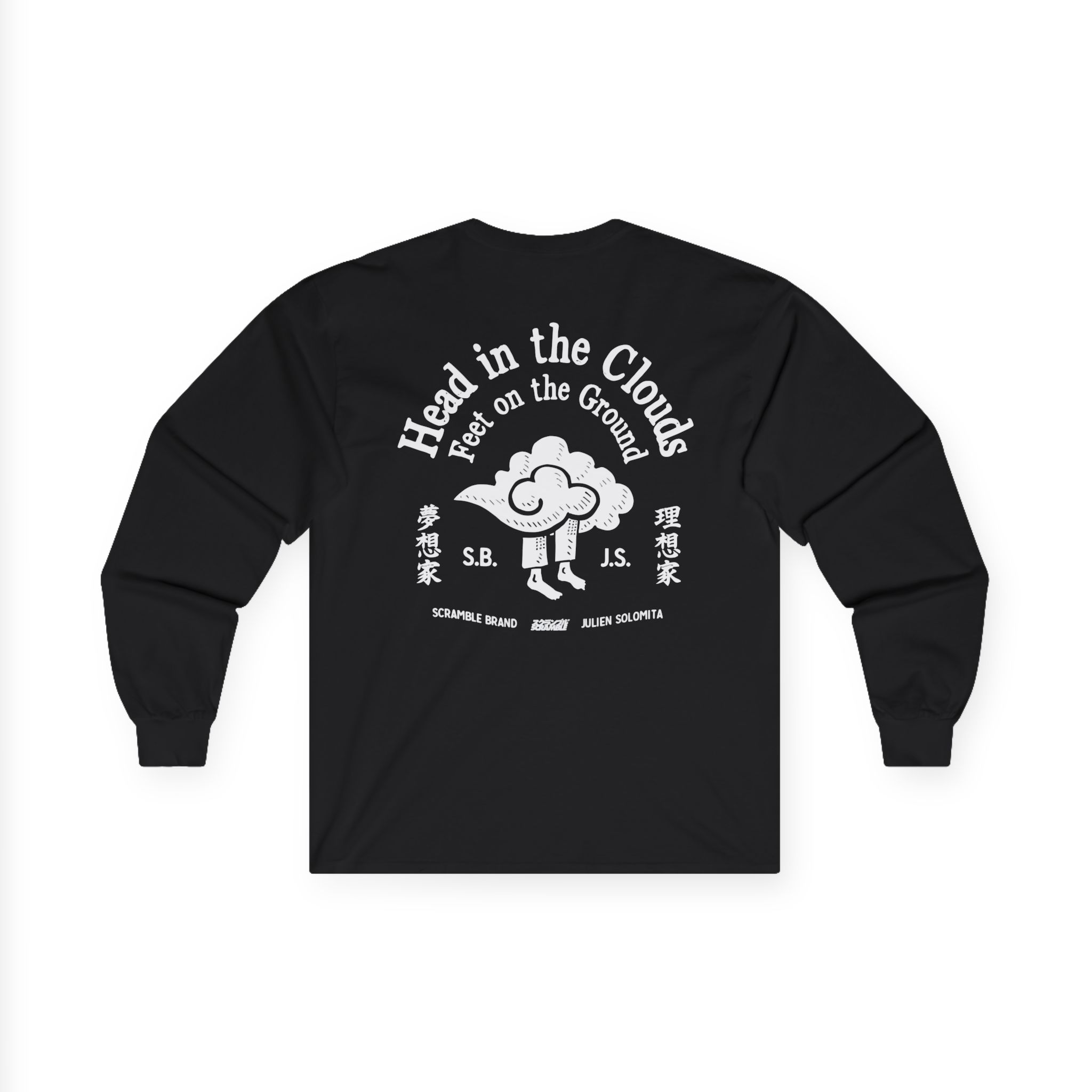 Julien Solomita – Clouds Scramble X Unisex Ultra Cotton Long Sleeve Tee