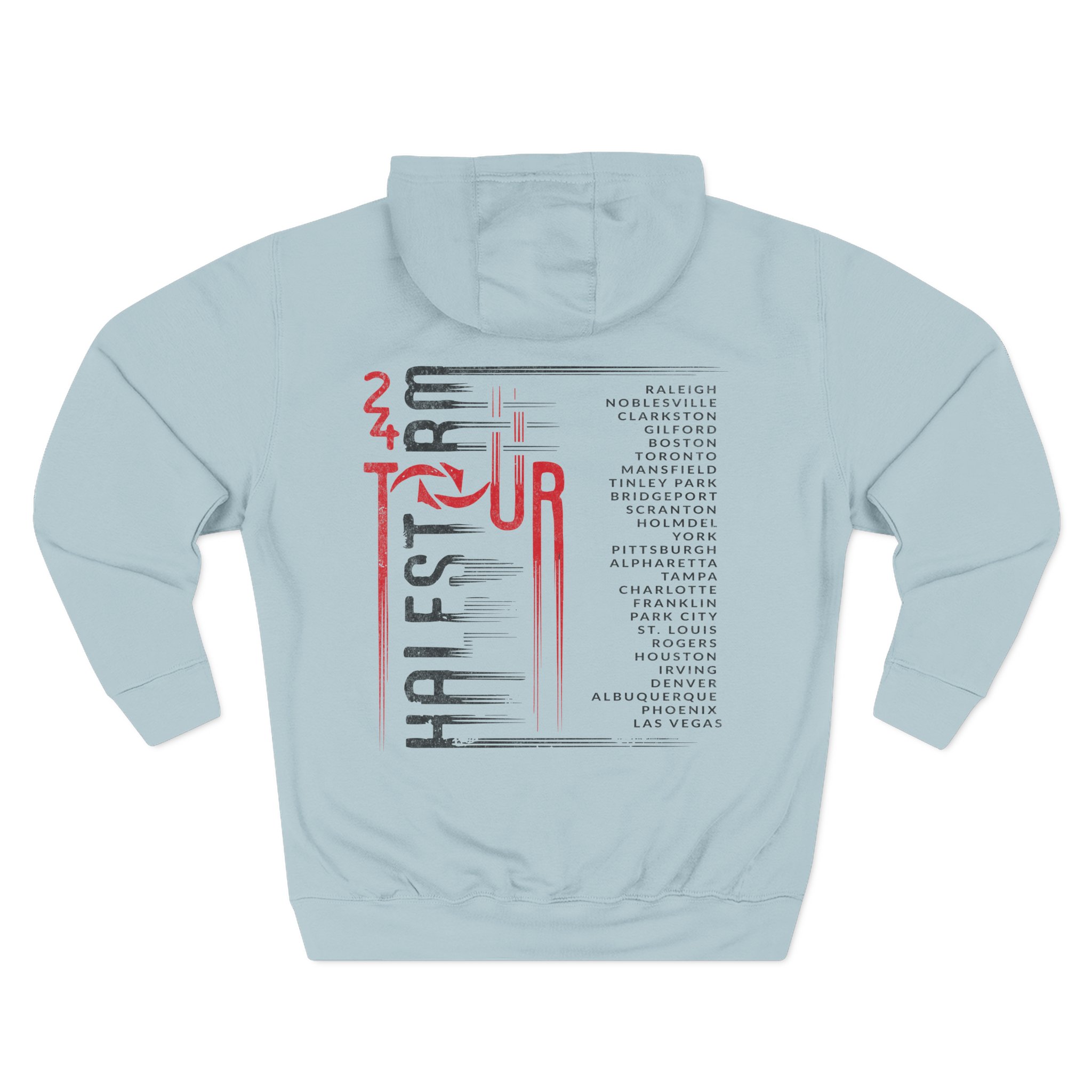 Halestorm X I Prevail Can U See Me in the Dark Three-Panel Fleece Hoodie