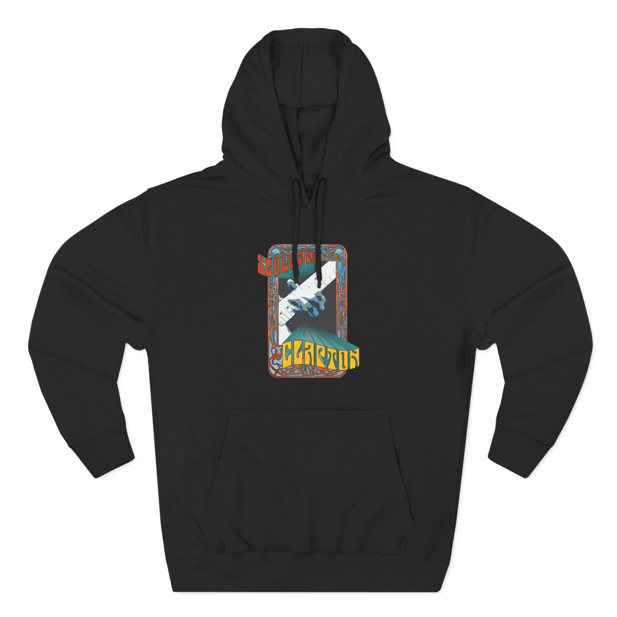 Eric Clapton Psychedelic Slowhand Three-Panel Fleece Hoodie