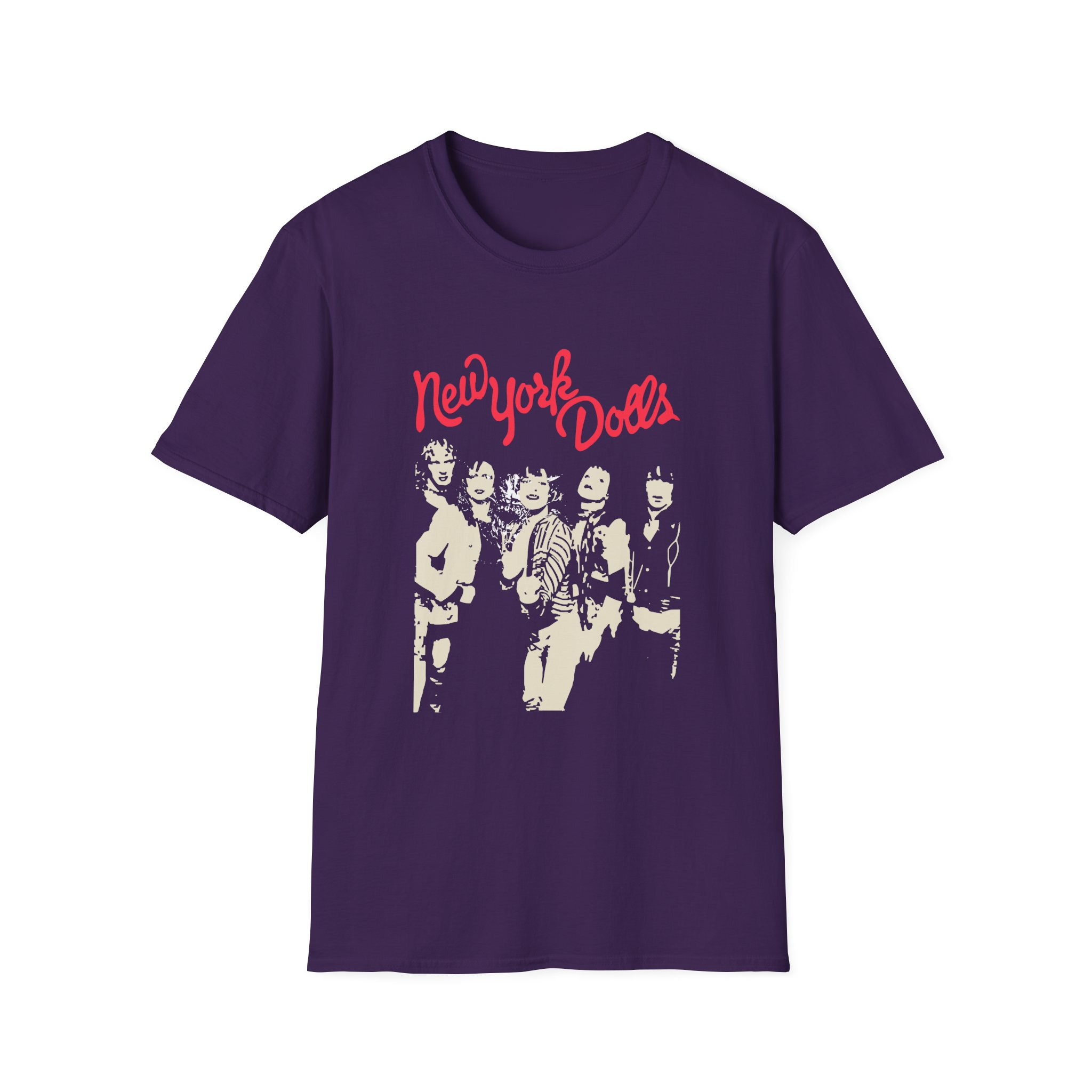 New York Dolls Trash Photo Unisex Softstyle T-Shirt