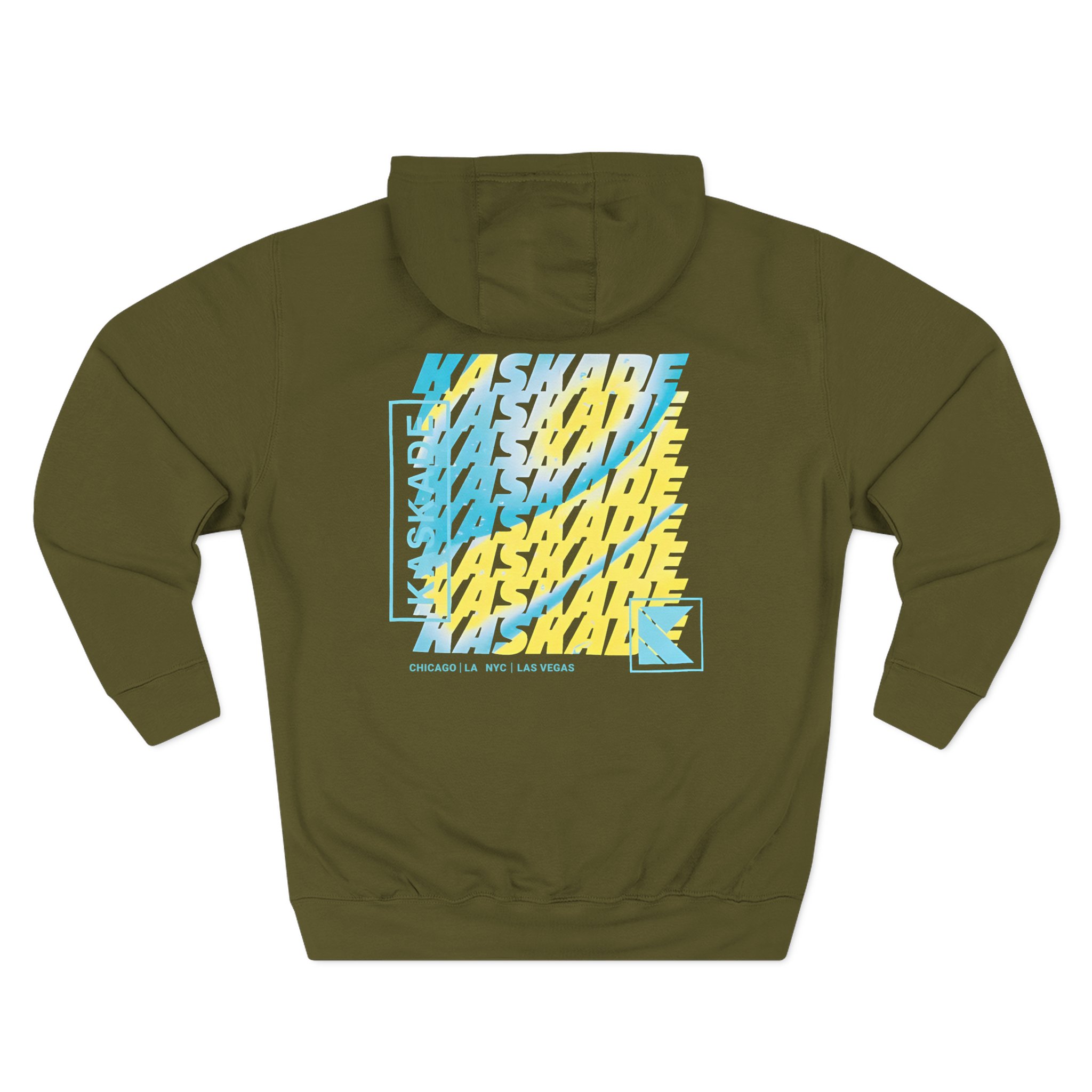 Kaskade Sky Blue Cities Three-Panel Fleece Hoodie