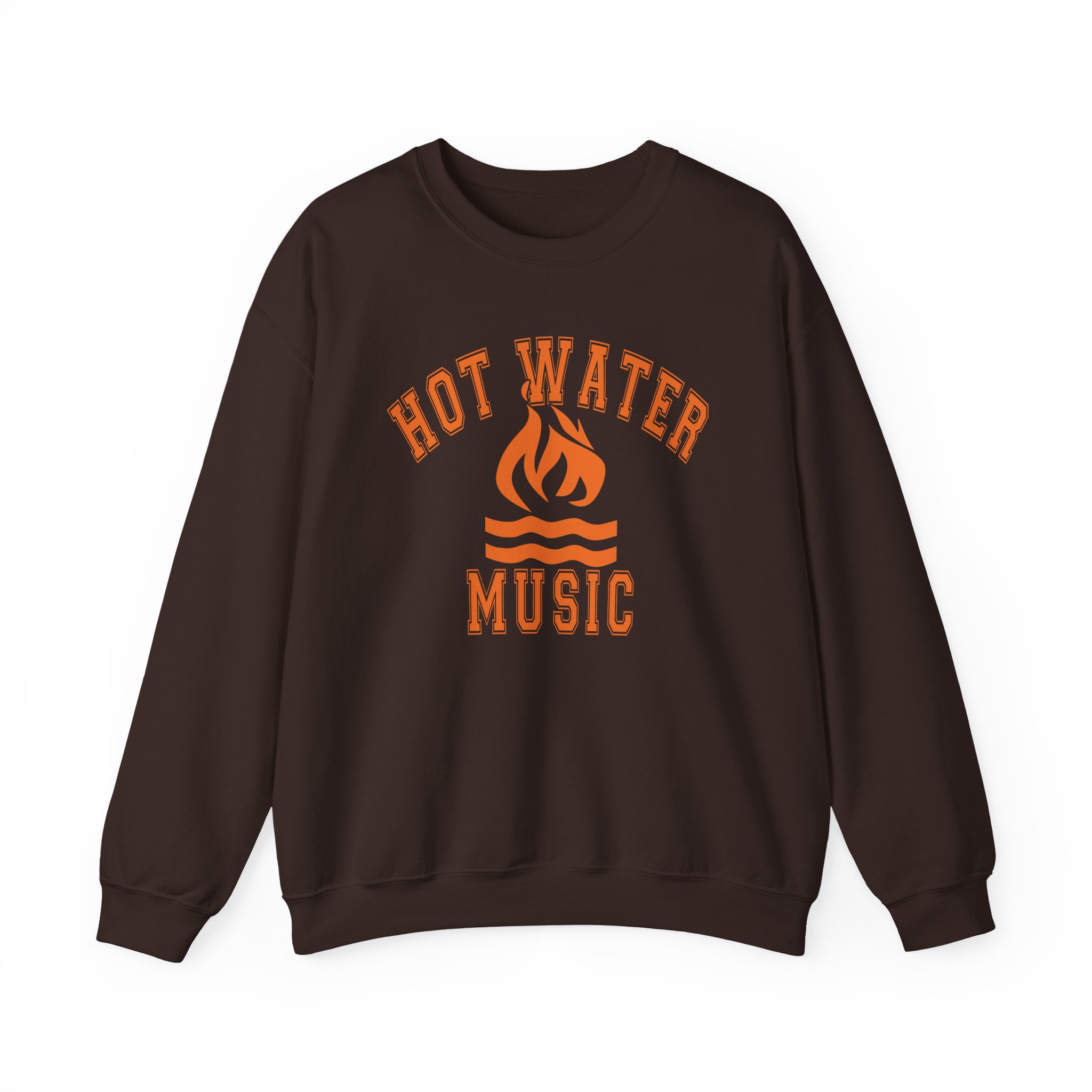 Hot Water Music College Flame Unisex Heavy Blendâ„¢ Crewneck Sweatshirt
