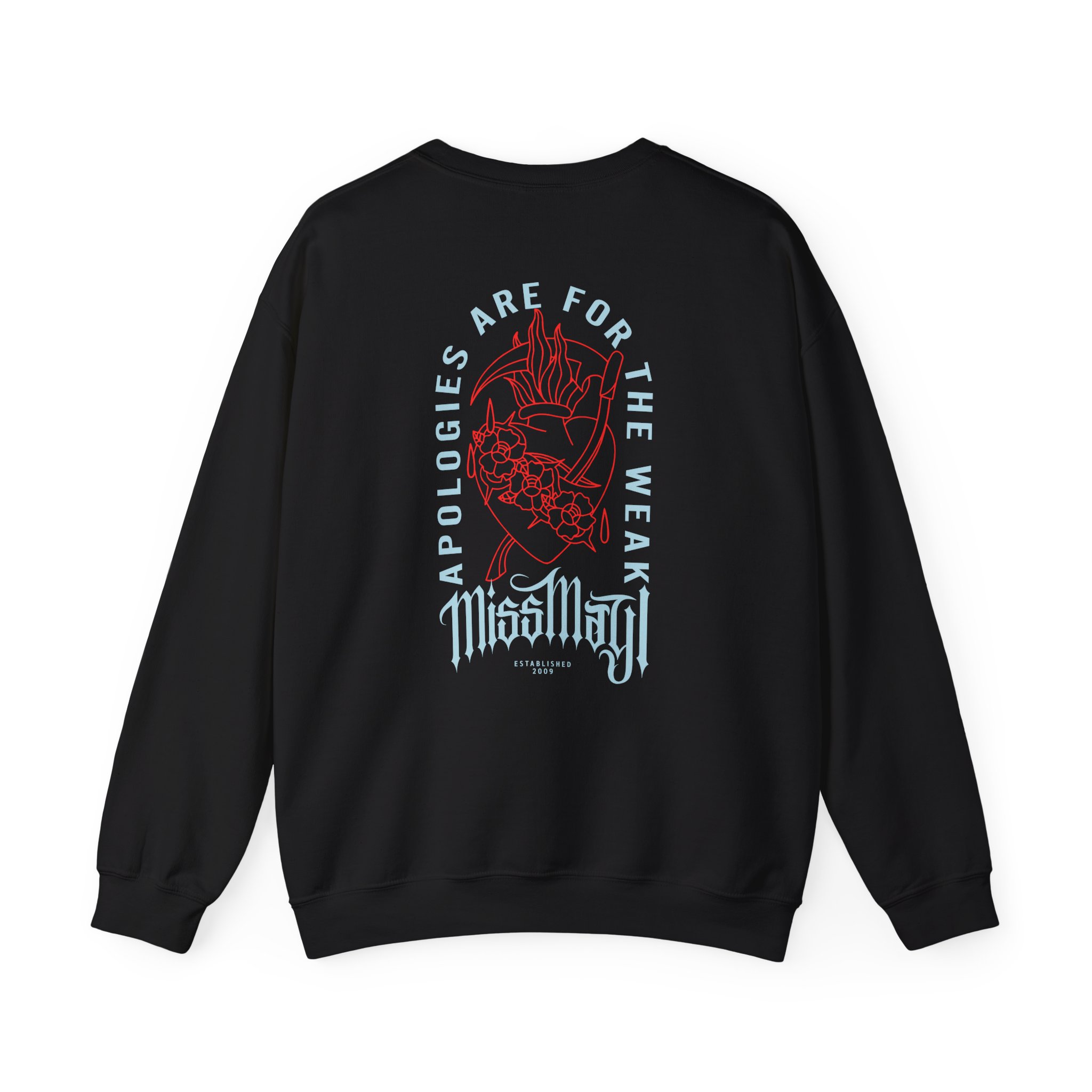 Miss May I Burning Rose Unisex Heavy Blendâ„¢ Crewneck Sweatshirt