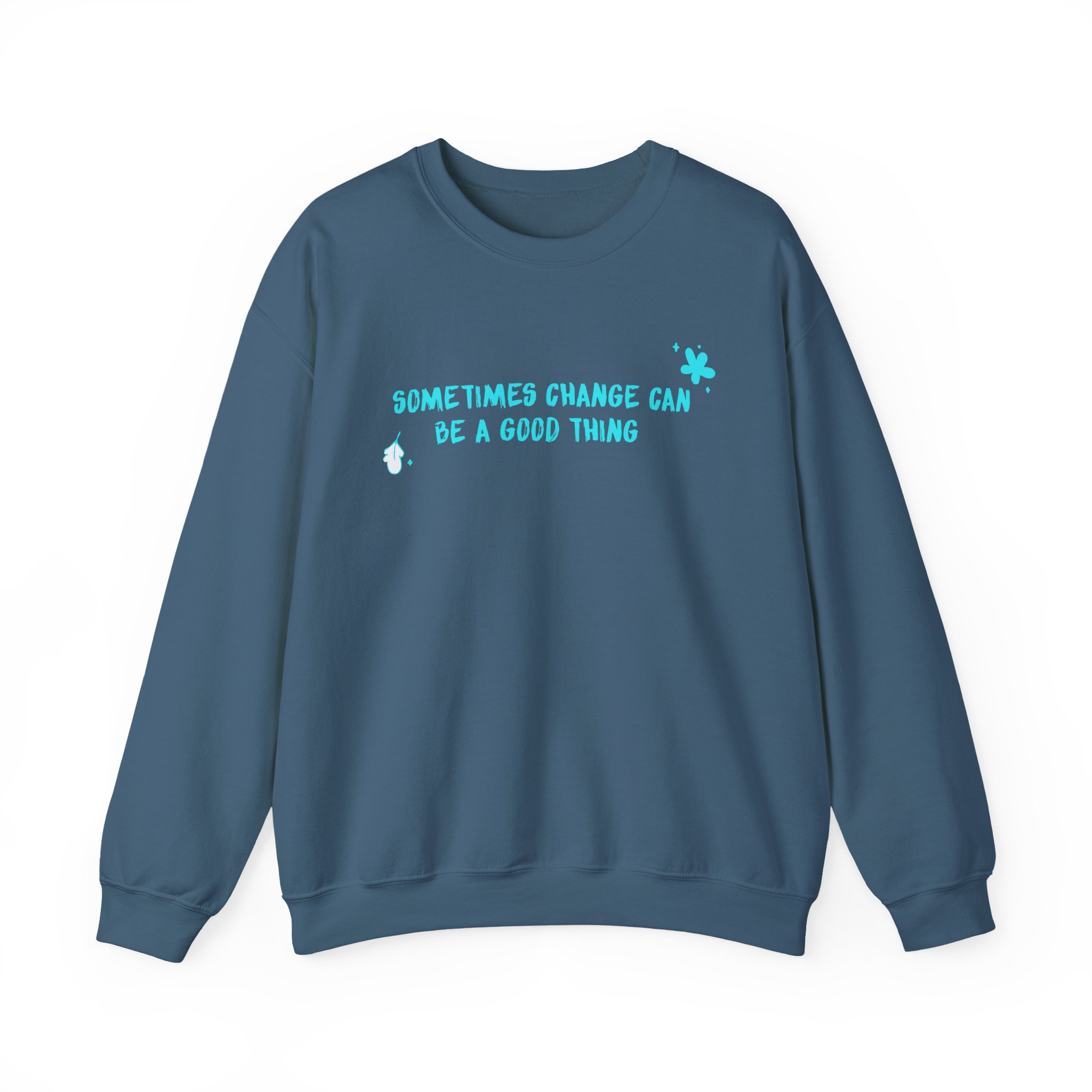 Heartstopper Sometimes Change Can Be a Good Thing Unisex Heavy Blendâ„¢ Crewneck Sweatshirt