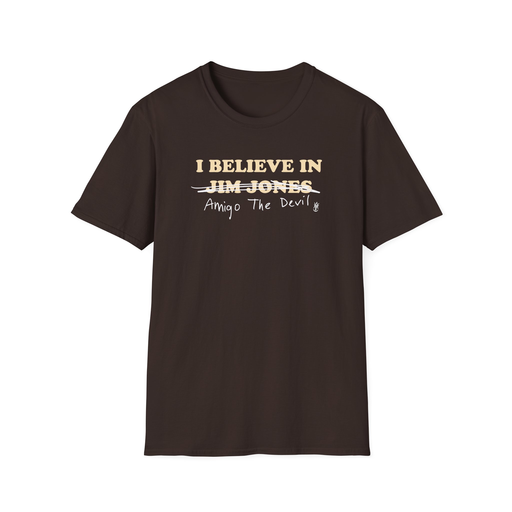 Amigo The Devil I Believe In Jim Jones Unisex Softstyle T-Shirt