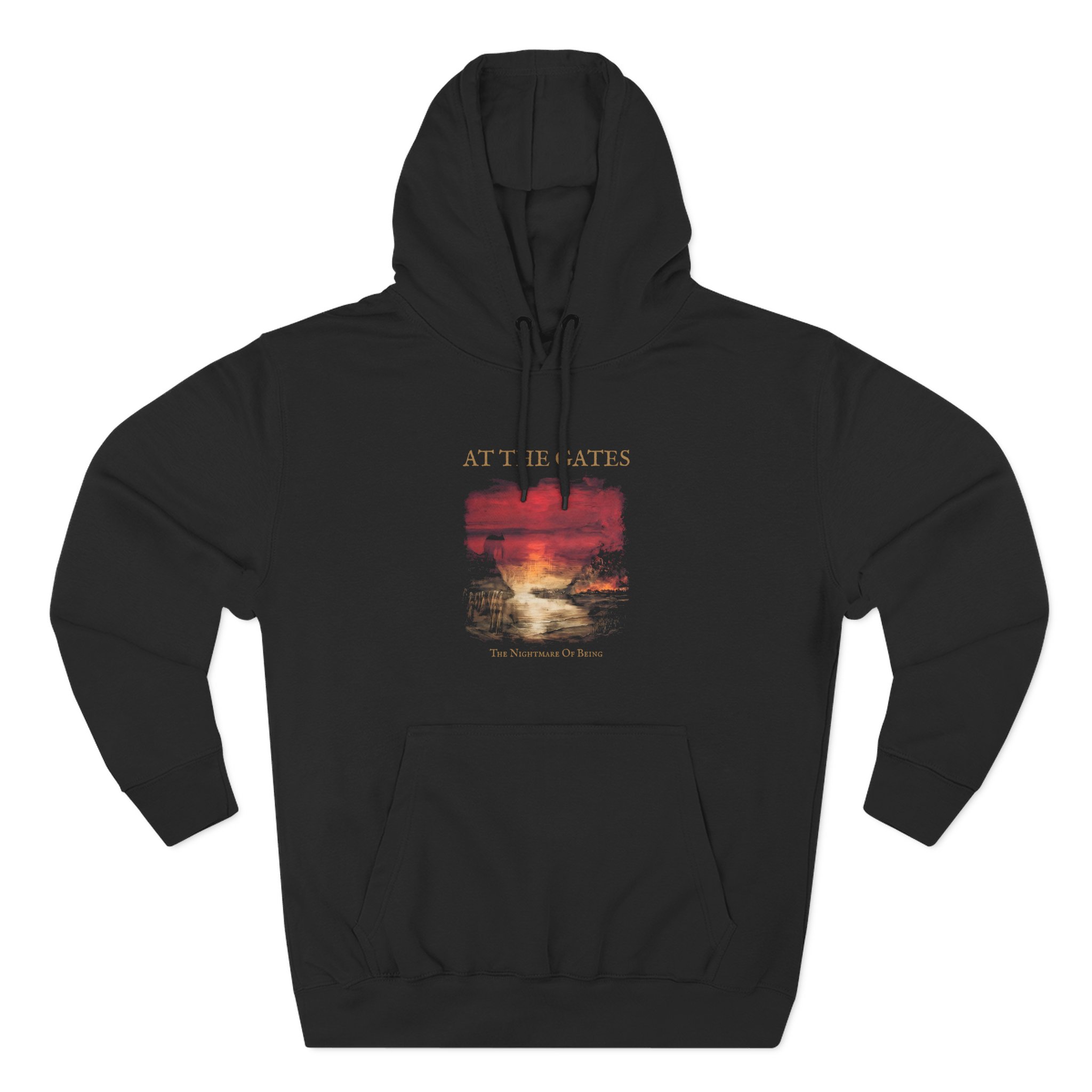 At the Gates the Nightmare of Being Three-panel Fleece Hoodie