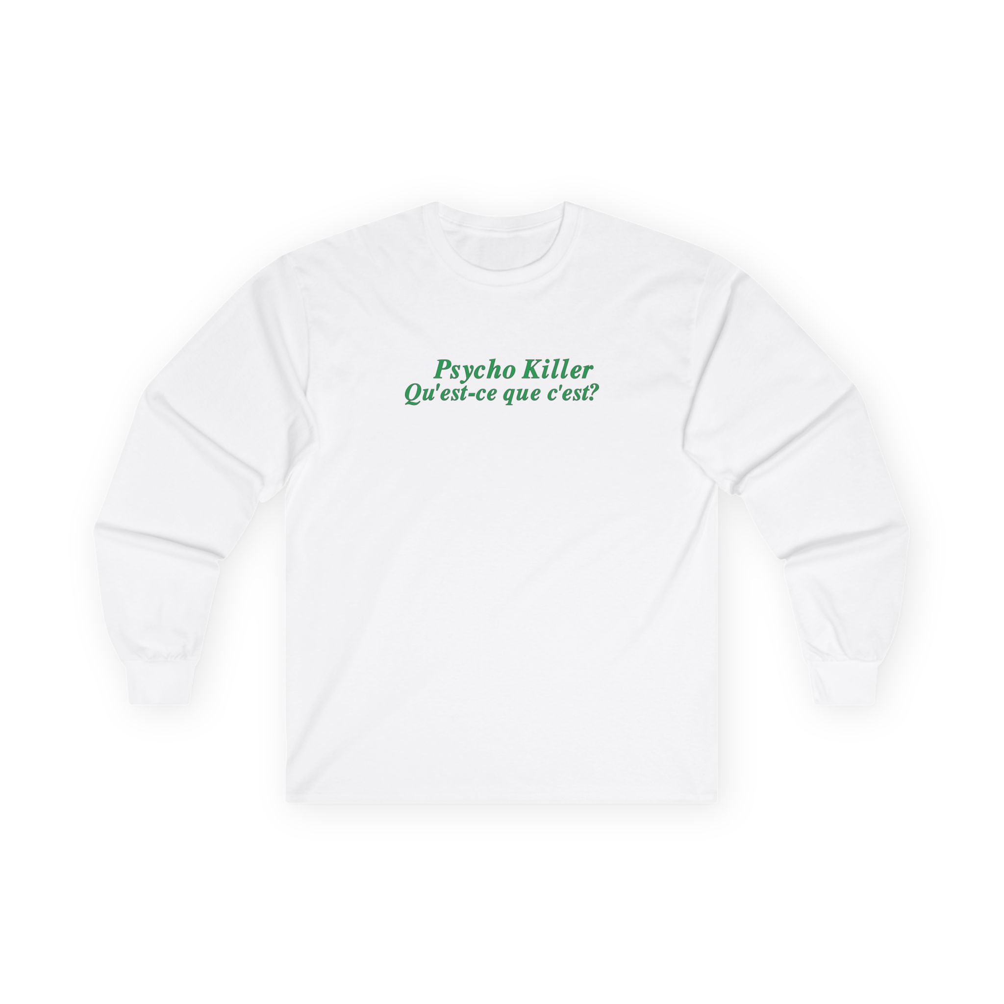 Miley Cyrus Talking Heads X Miley Psycho Killer Unisex Ultra Cotton Long Sleeve Tee