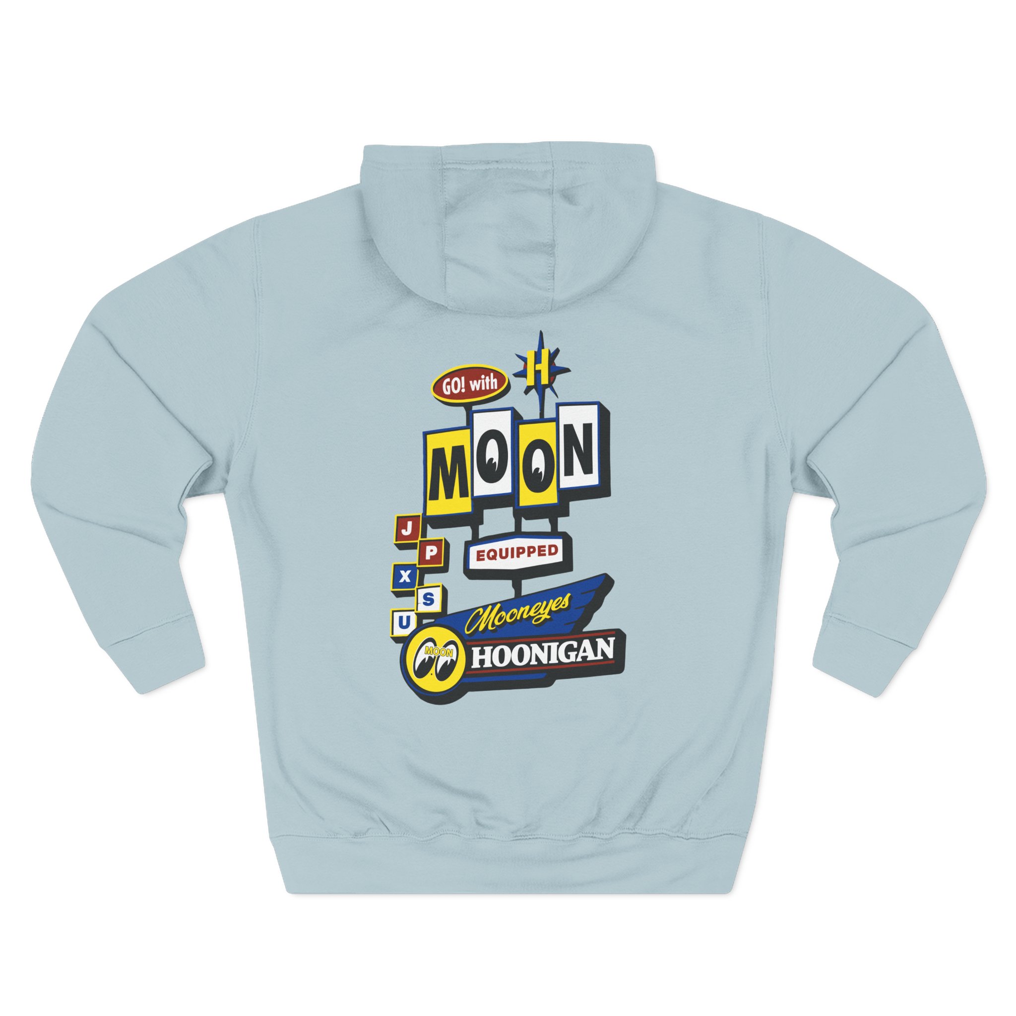 Ken Block Hoonigan X Mooneyes Moonmotel Three-Panel Fleece Hoodie