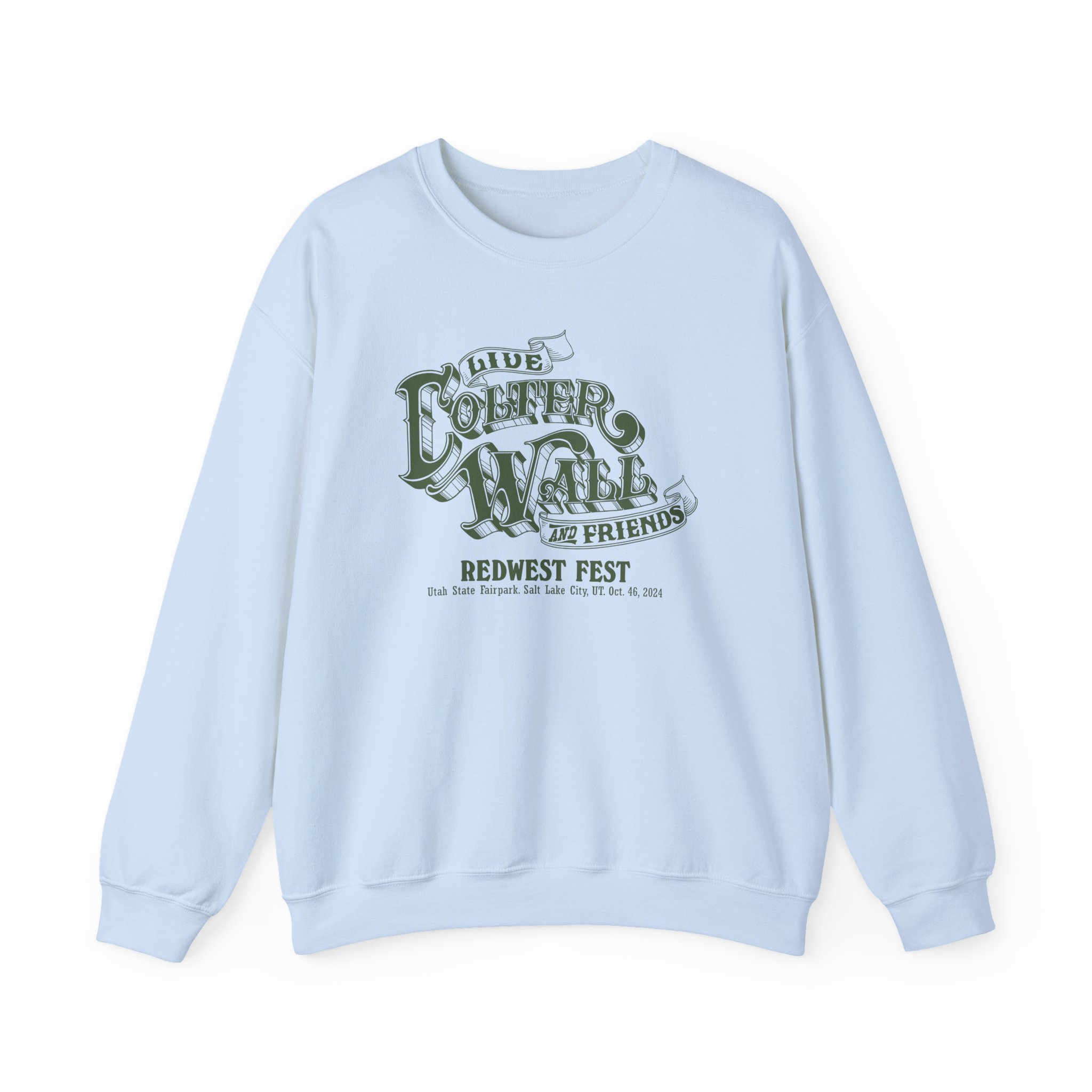 Colter Wall RedWest Fest Unisex Heavy Blendâ„¢ Crewneck Sweatshirt