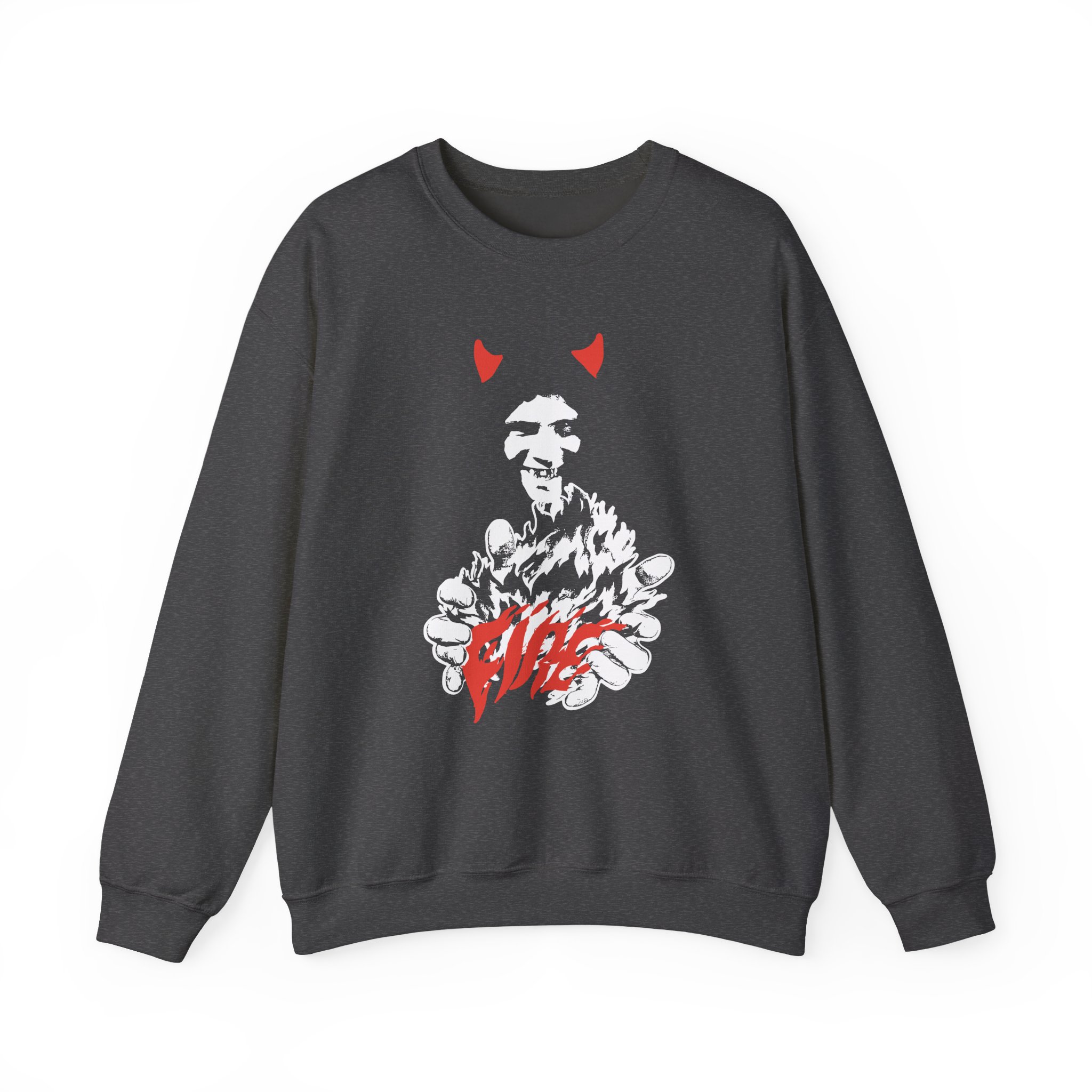 Slowthai Fire Unisex Heavy Blendâ„¢ Crewneck Sweatshirt