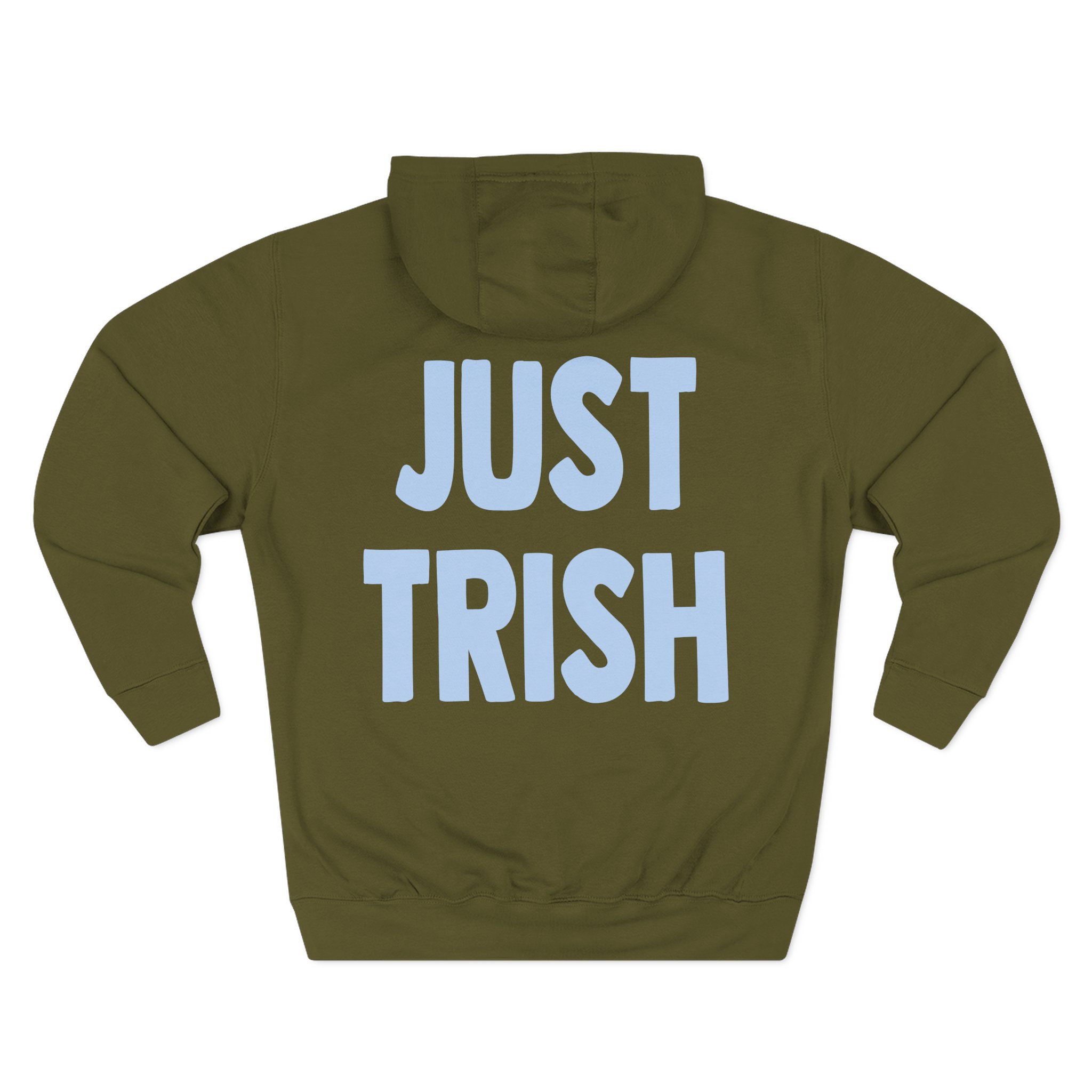 Just Trish Three-Panel Fleece Hoodie