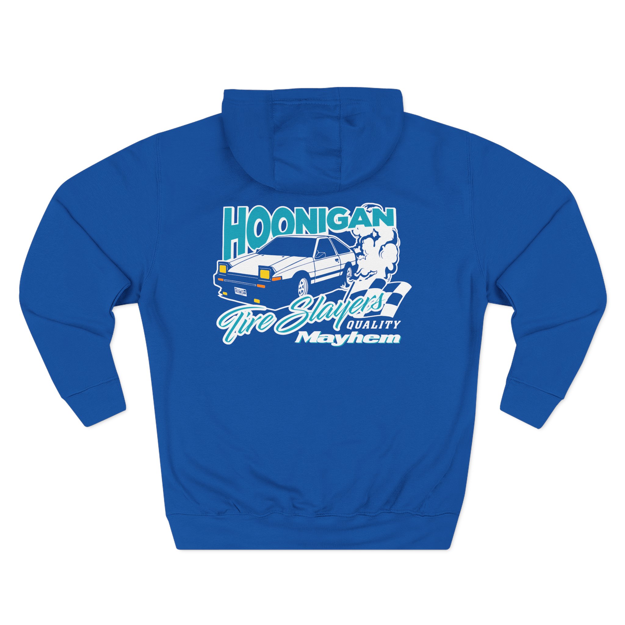Ken Block Hoonigan 86 Tire Slayers Three-Panel Fleece Hoodie