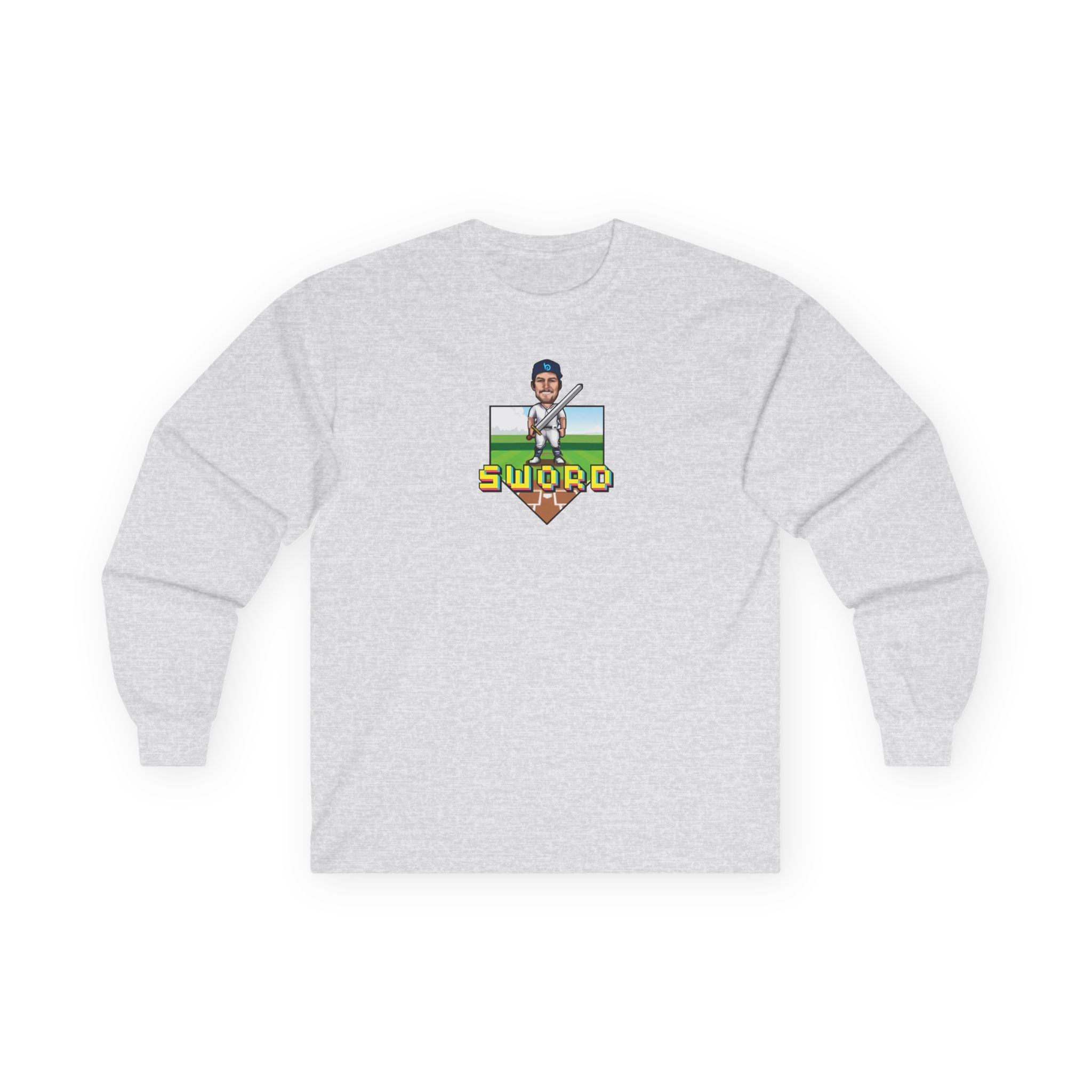 Trevor Bauer Sword Pixel Art Unisex Ultra Cotton Long Sleeve Tee