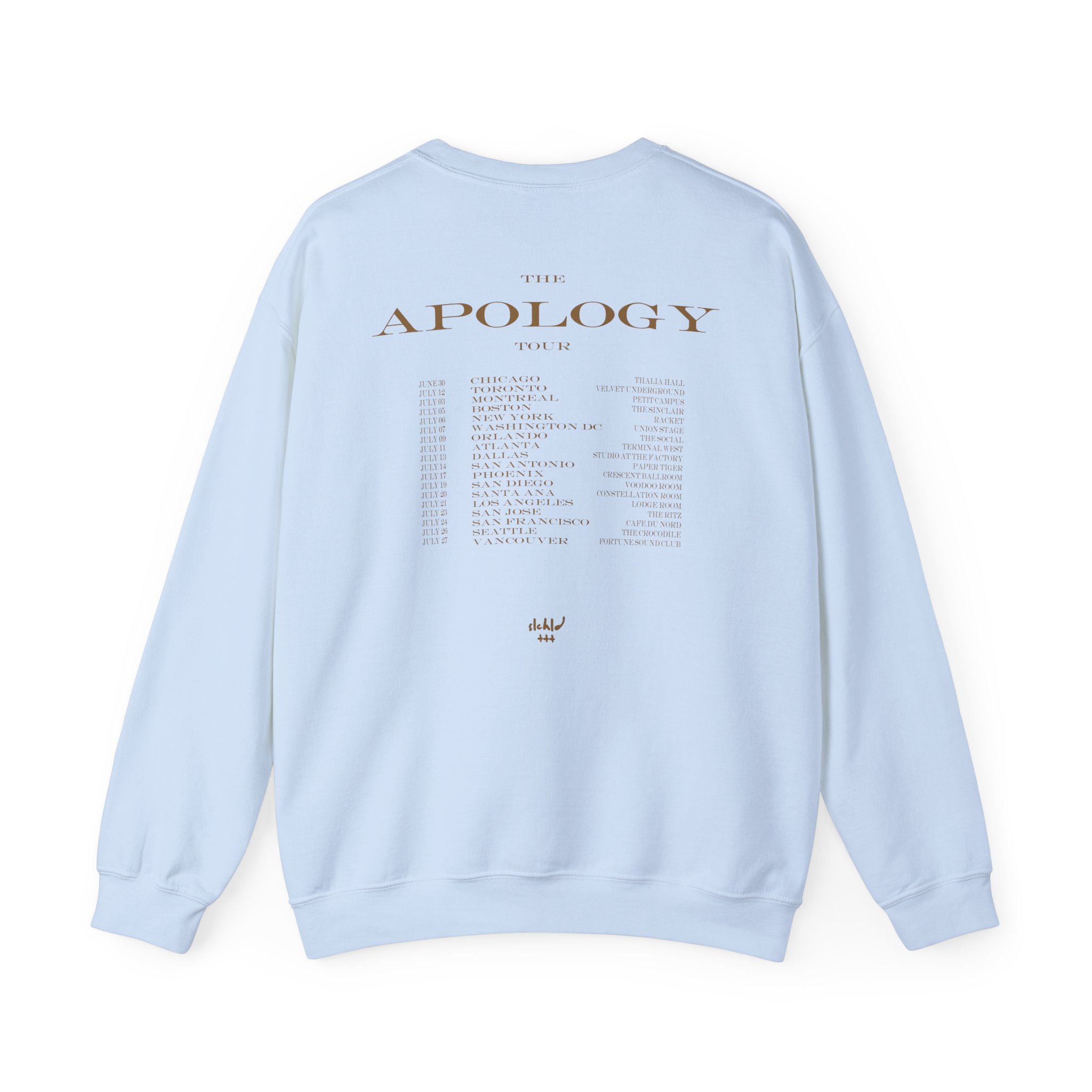 Wave to Earth Slchld 'apology' Na Tour Unisex Heavy Blendâ„¢ Crewneck Sweatshirt