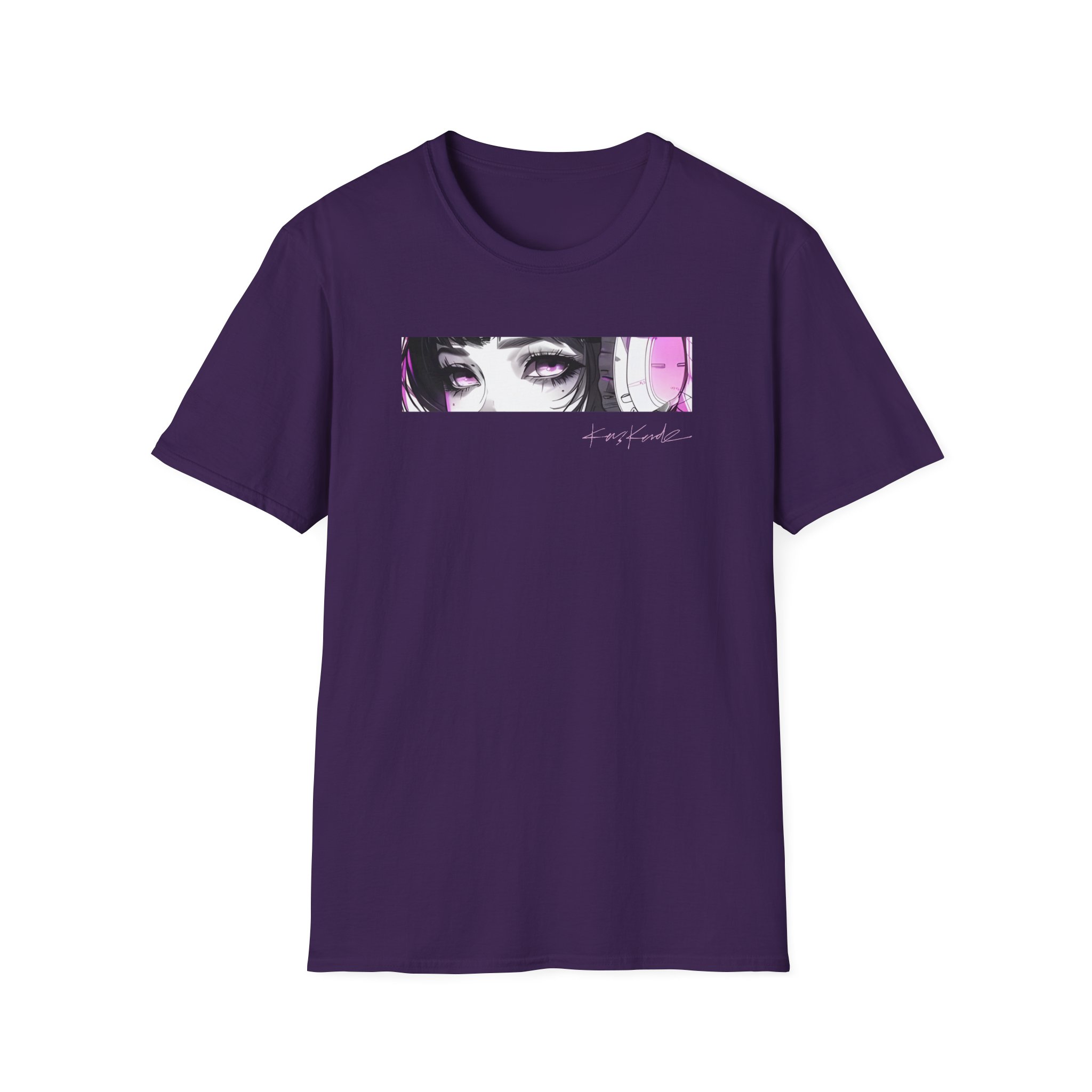 Kaskade Anime Eyes Unisex Softstyle T-Shirt
