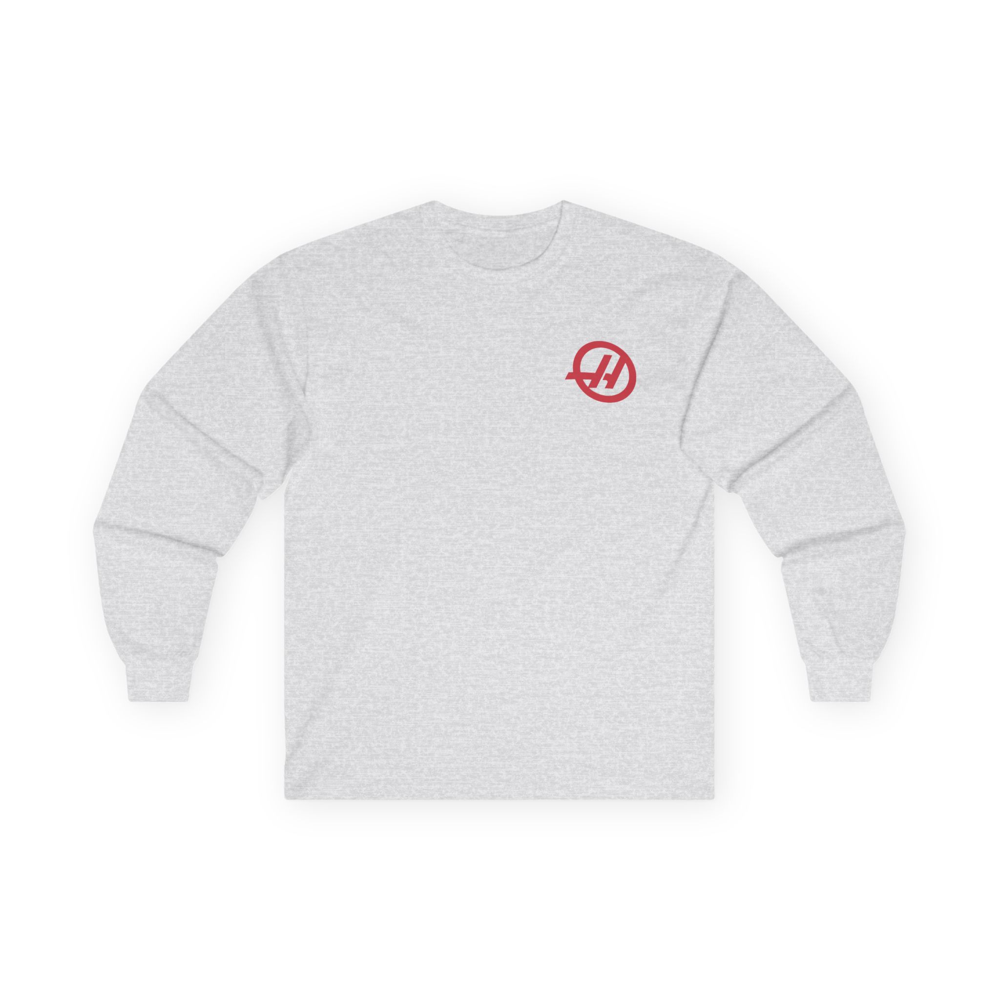 Haas F1 Small Logo Unisex Ultra Cotton Long Sleeve Tee