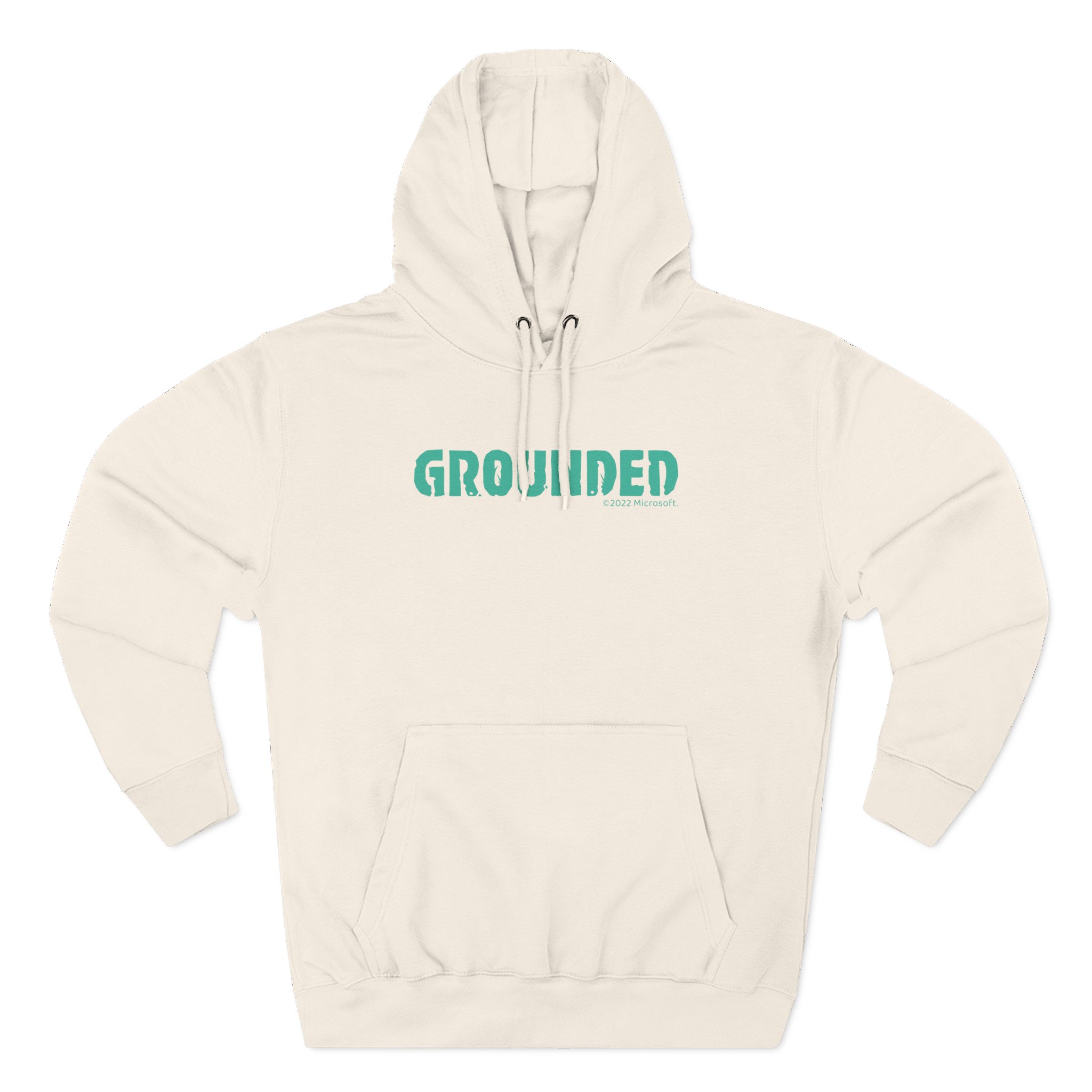Grounded Logo Three-Panel Fleece Hoodie