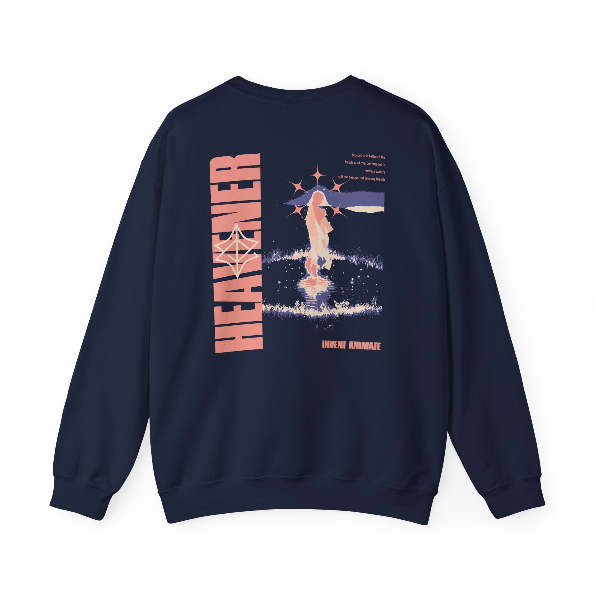 Invent Animate Endless Waters Unisex Heavy Blendâ„¢ Crewneck Sweatshirt