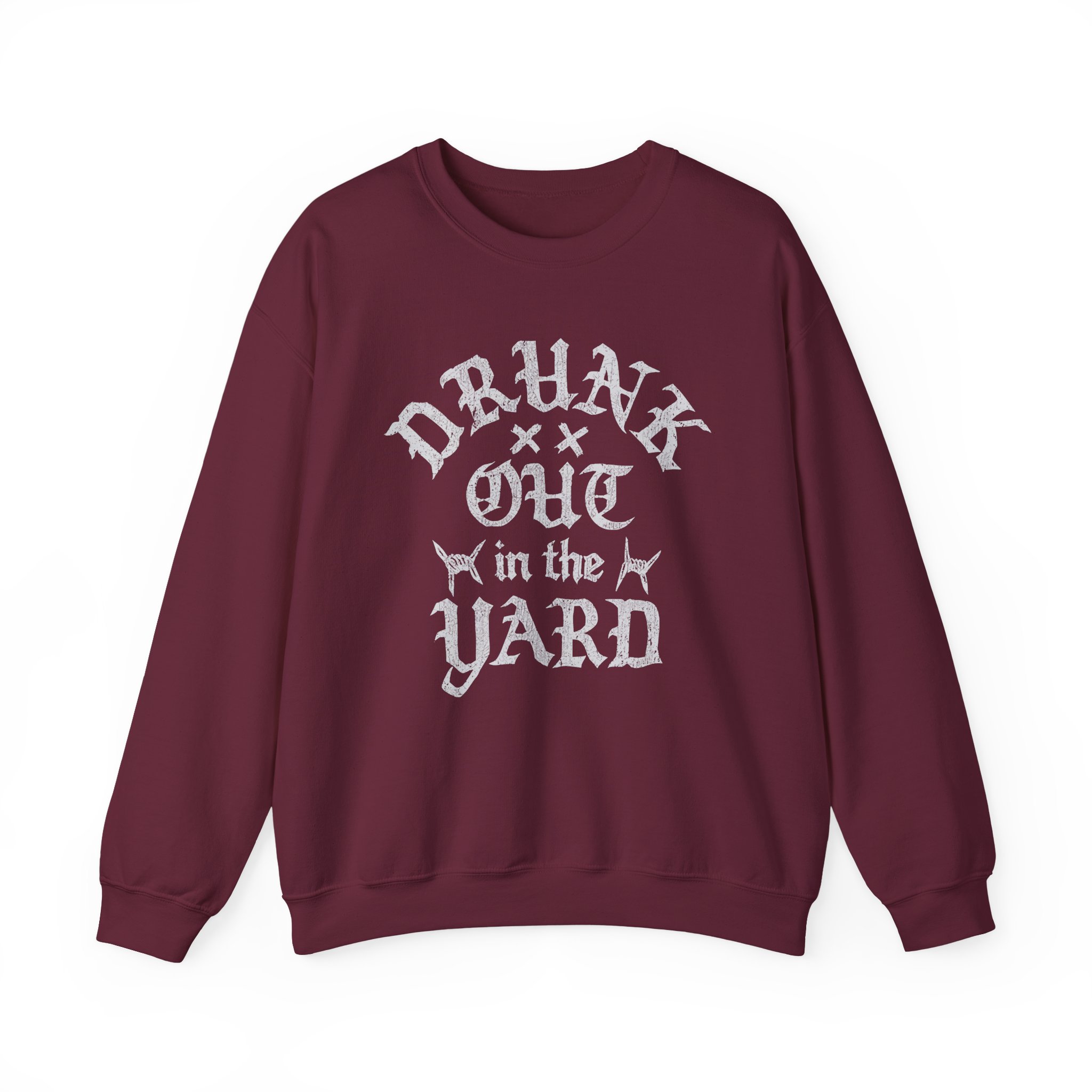 Hardy Drunk Out in the Yard Unisex Heavy Blendâ„¢ Crewneck Sweatshirt