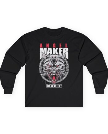 Angelmaker Battle Wolf Unisex Ultra Cotton Long Sleeve Tee