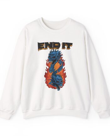 End It Unisex Heavy Blend Crewneck Sweatshirt