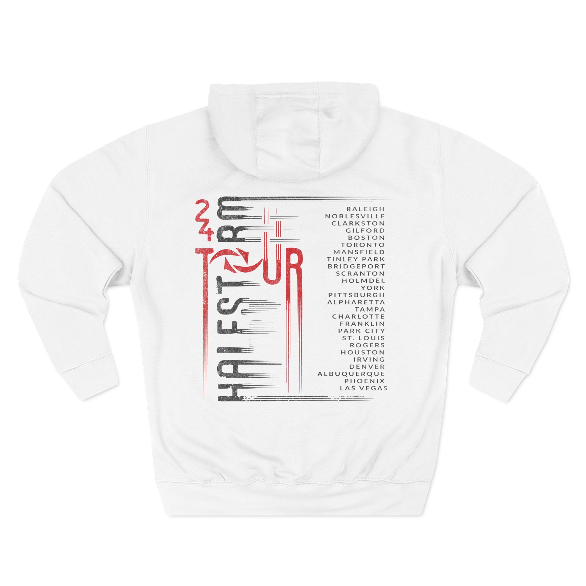 Halestorm X I Prevail Can U See Me in the Dark Three-Panel Fleece Hoodie