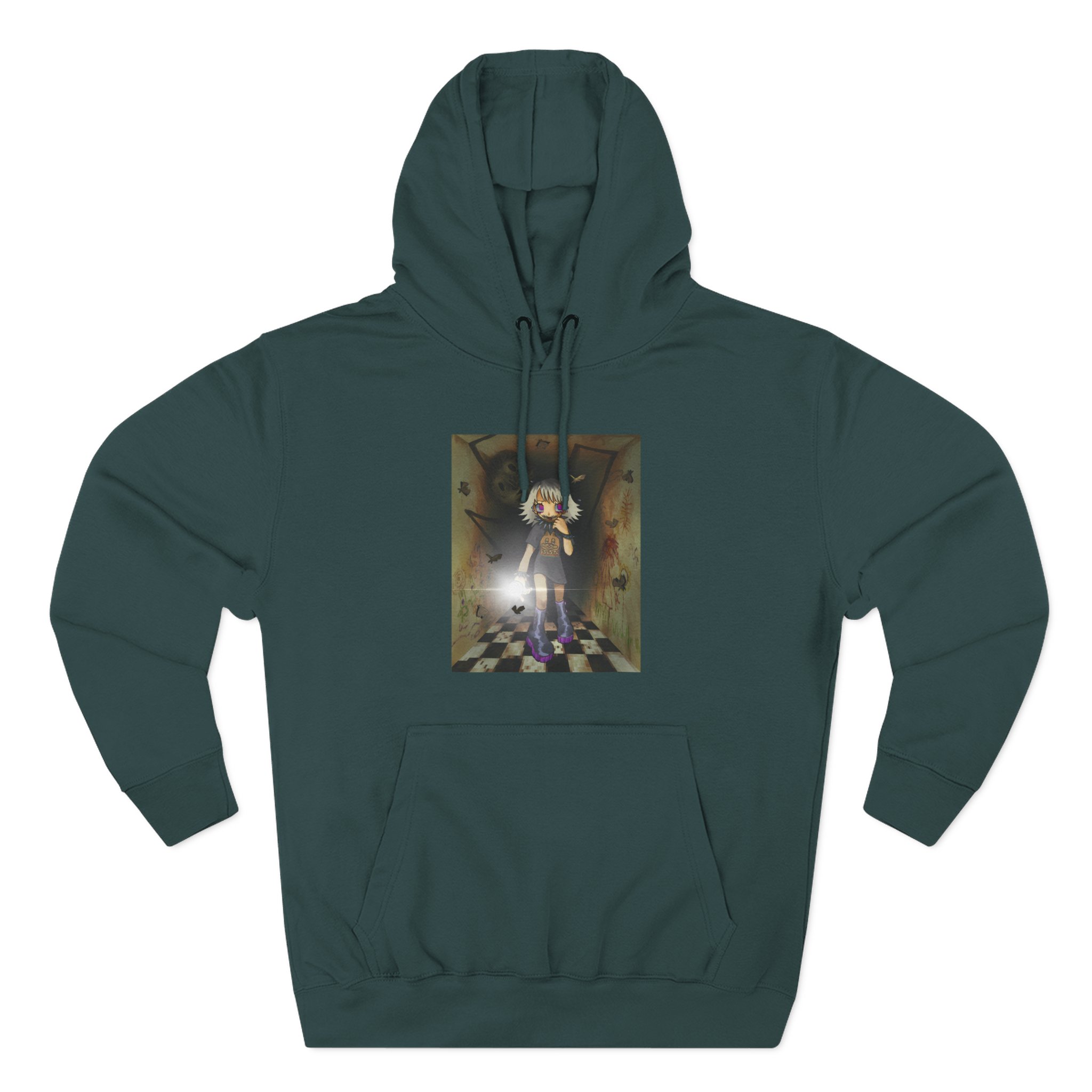 Izzzyzzz Three-Panel Fleece Hoodie