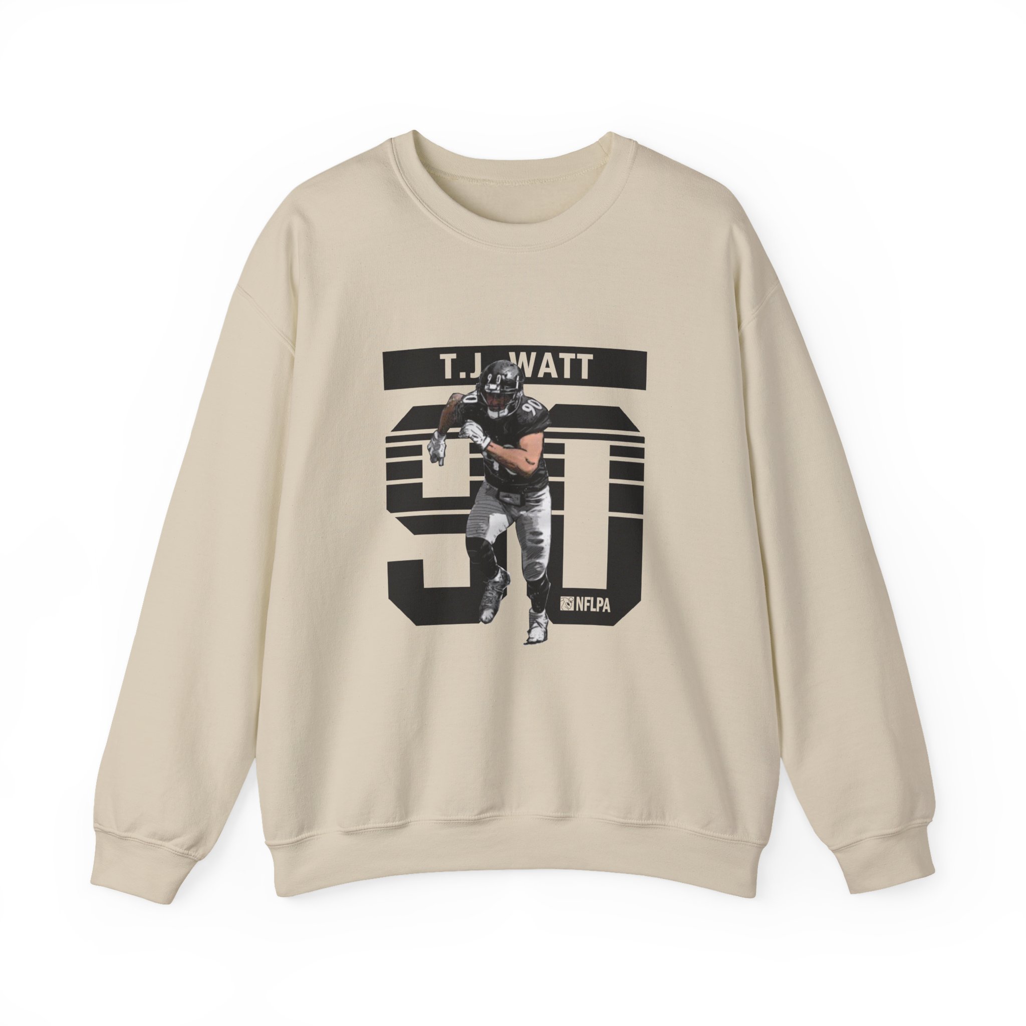 Tj Watt Grunge Unisex Heavy Blendâ„¢ Crewneck Sweatshirt