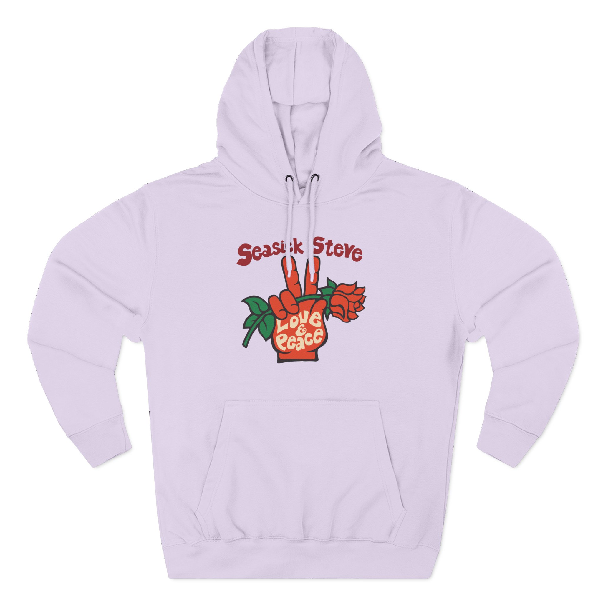 Seasick Steve Love & Peace Three-Panel Fleece Hoodie