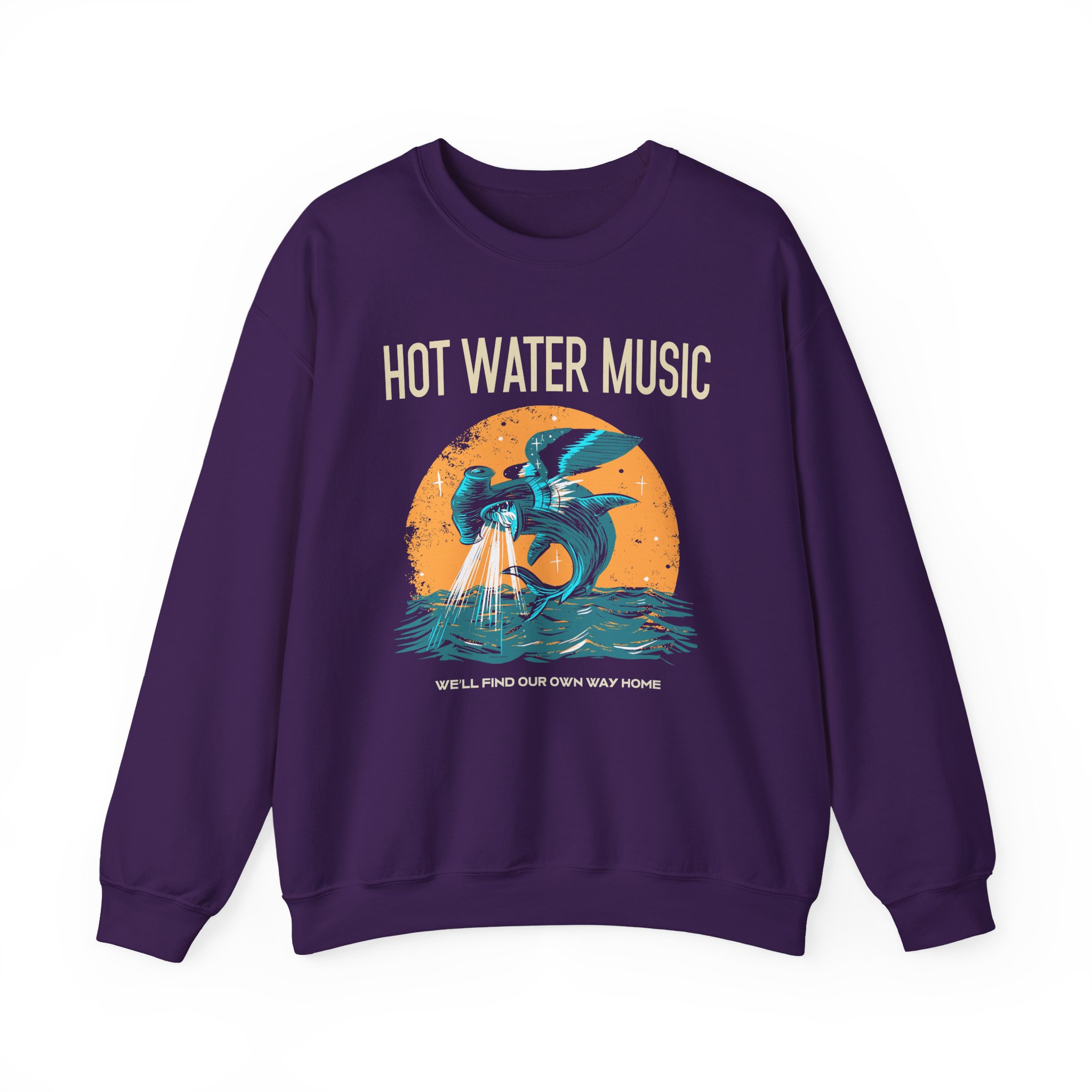 Hot Water Music Unisex Heavy Blendâ„¢ Crewneck Sweatshirt
