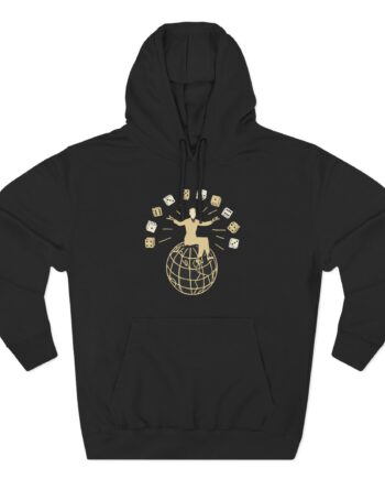 Set Your Goals Dice Three-Panel Fleece Hoodie