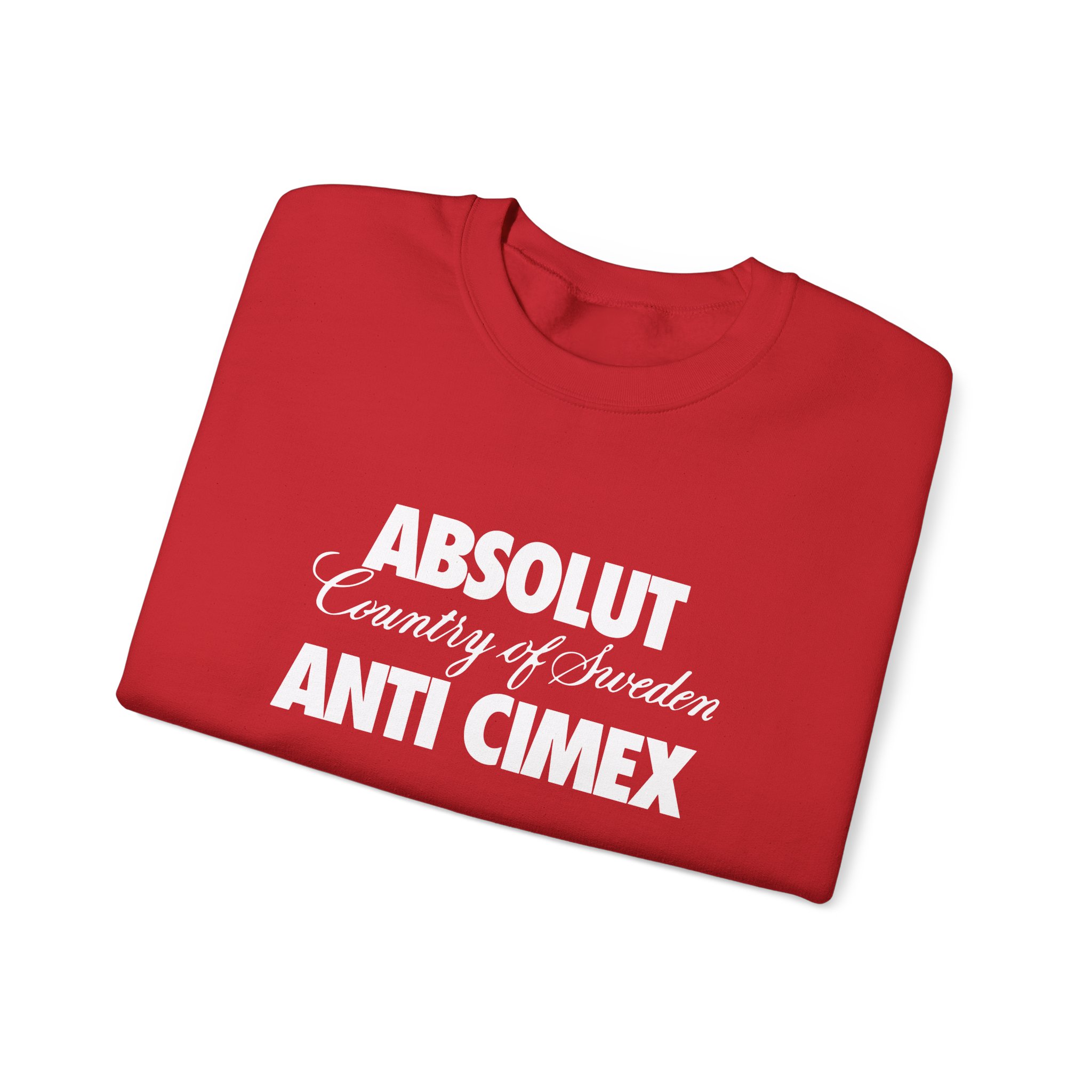 Anti Cimex Absolut Country of Sweden Unisex Heavy Blend Crewneck Sweatshirt