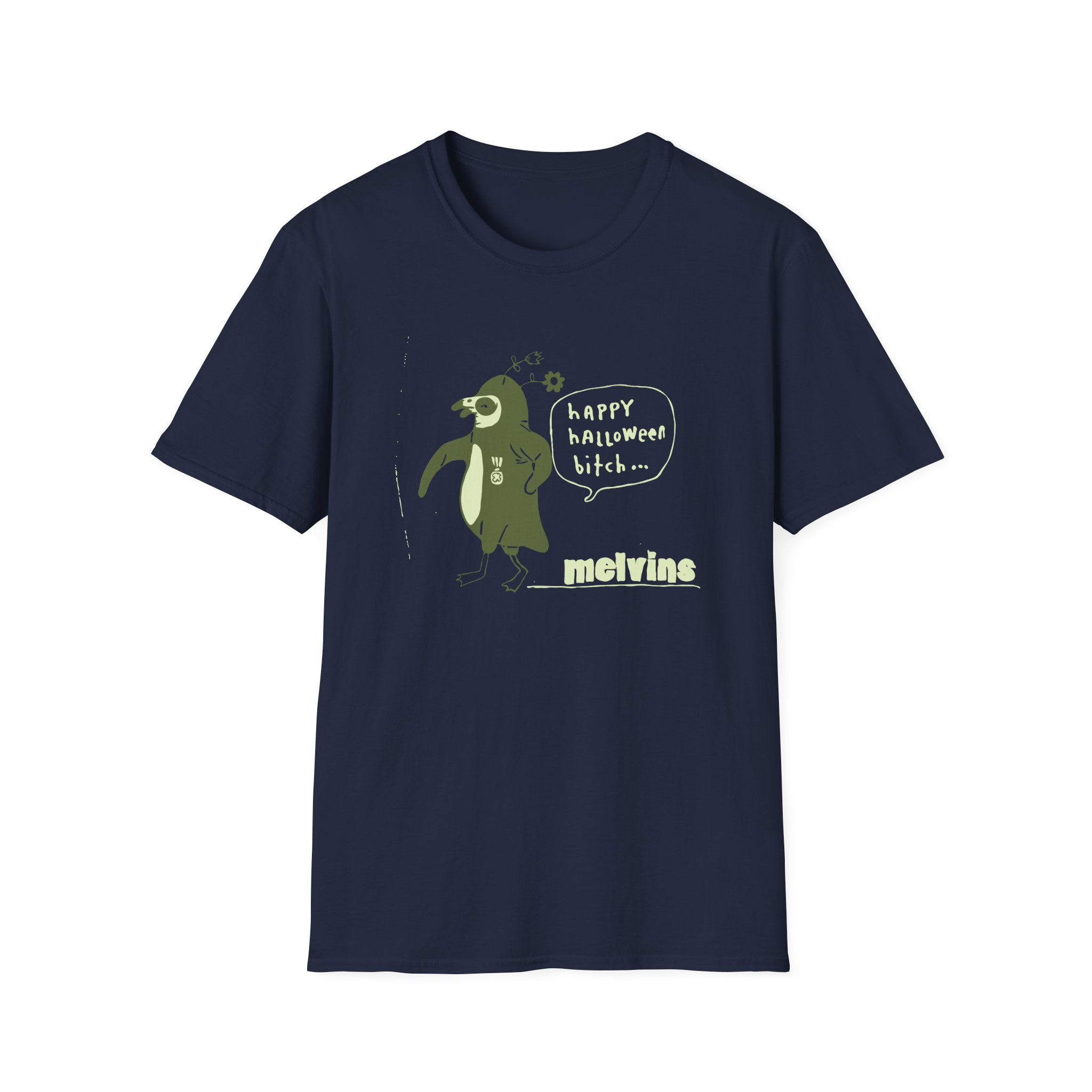 Melvins Happy Halloween Bitch Unisex Softstyle T-Shirt