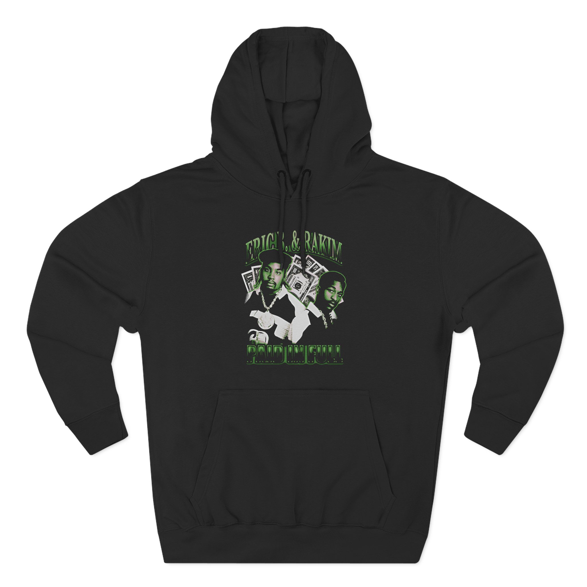 Eric B Rakim Paid in Full Three-Panel Fleece Hoodie