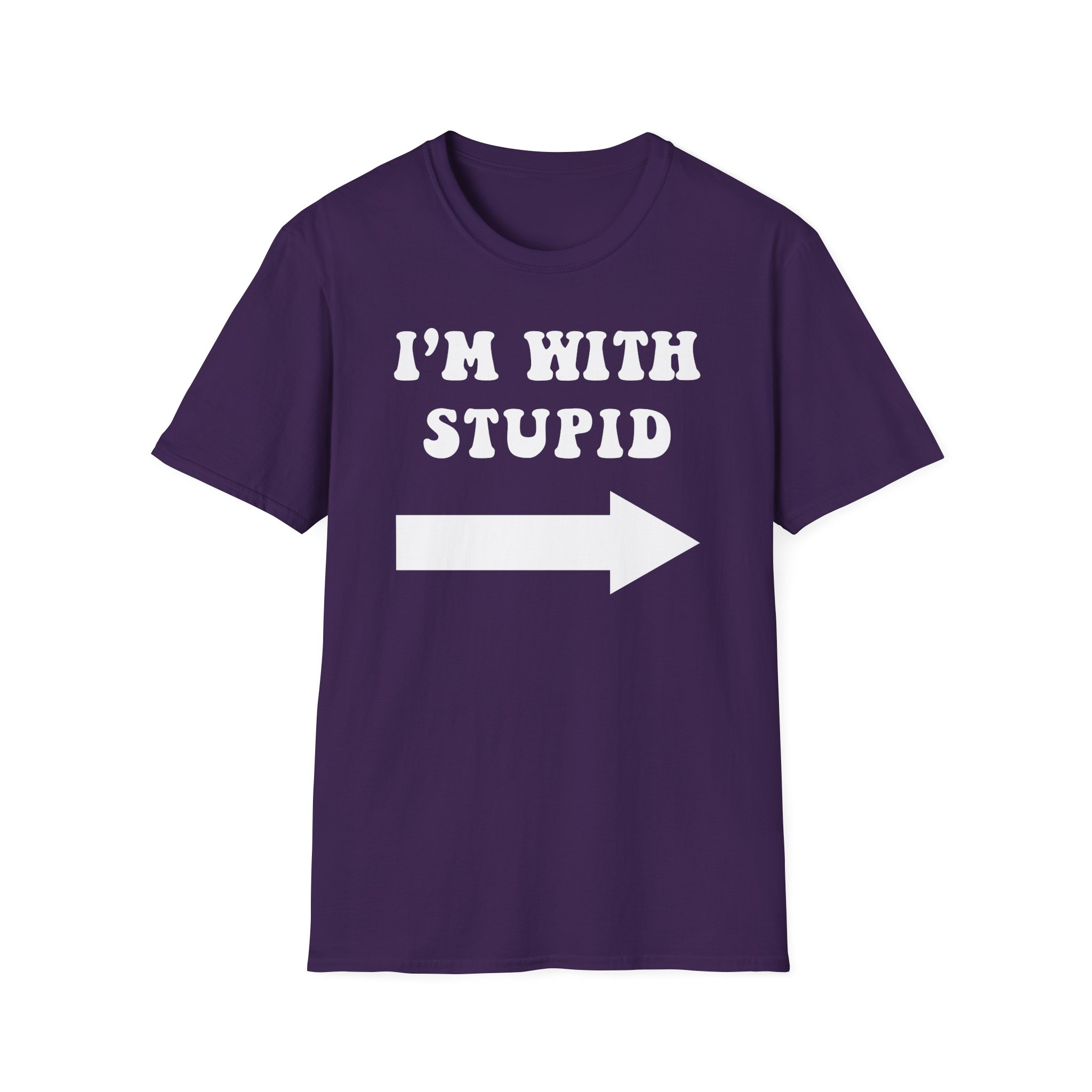 Jimmy Kimmel I'm With Stupid Unisex Softstyle T-Shirt