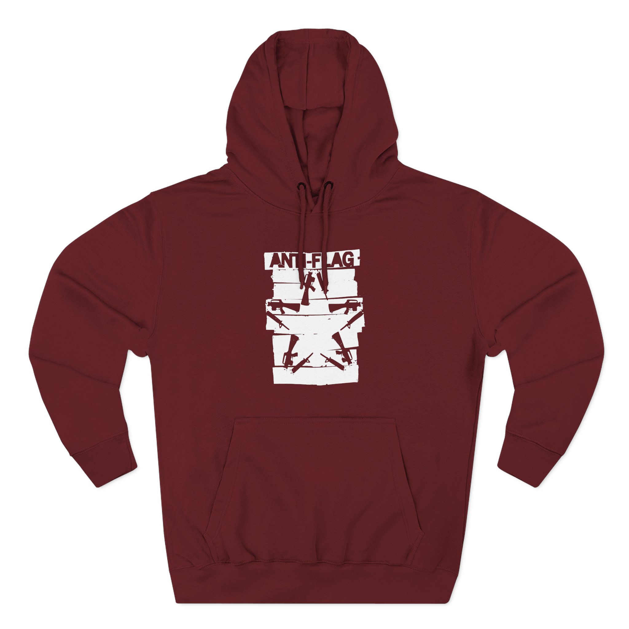 Anti Flag Duct Tape Three-Panel Fleece Hoodie