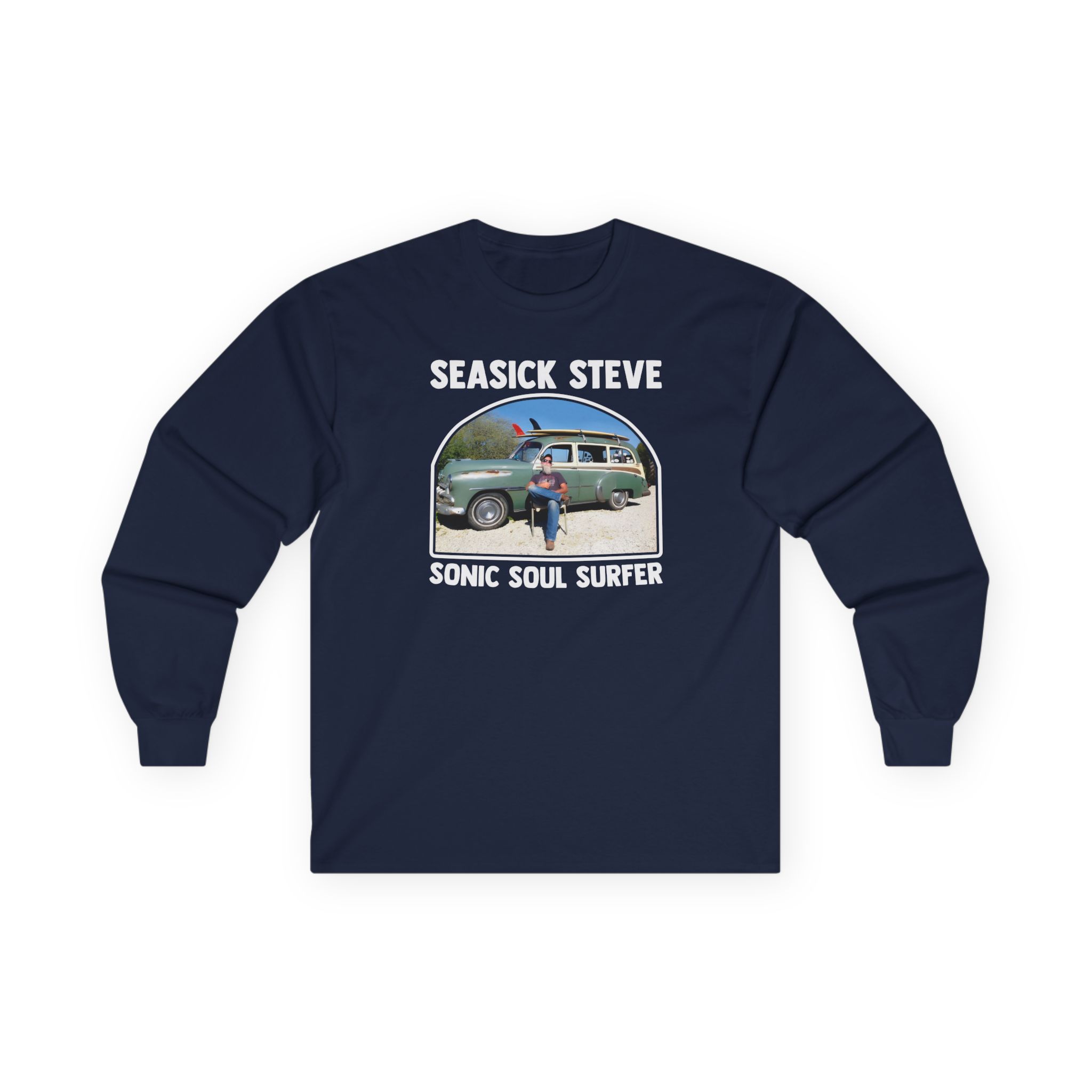 Seasick Steve Sonic Soul Surfer Unisex Ultra Cotton Long Sleeve Tee
