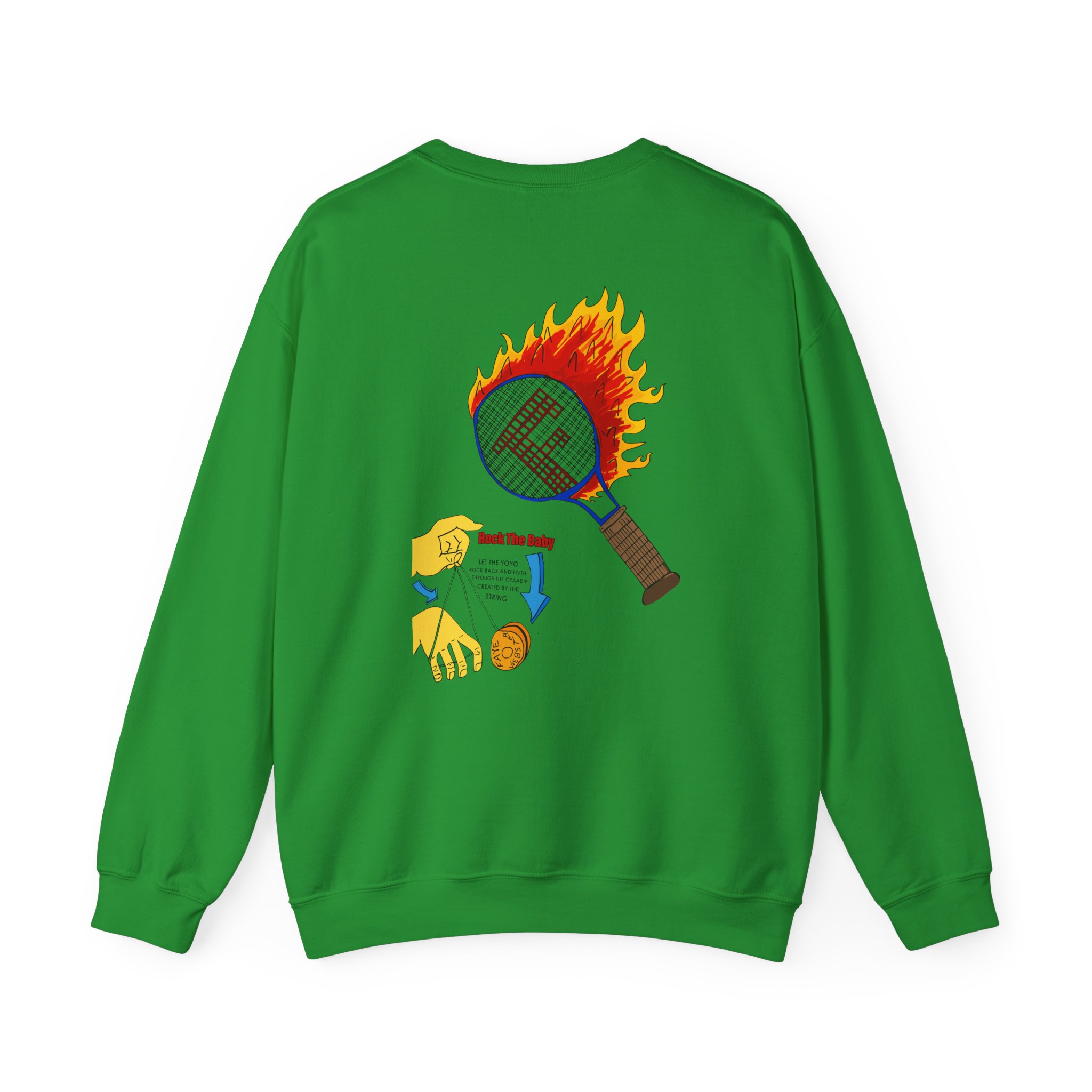 Faye Webster Felt Tip Unisex Heavy Blendâ„¢ Crewneck Sweatshirt