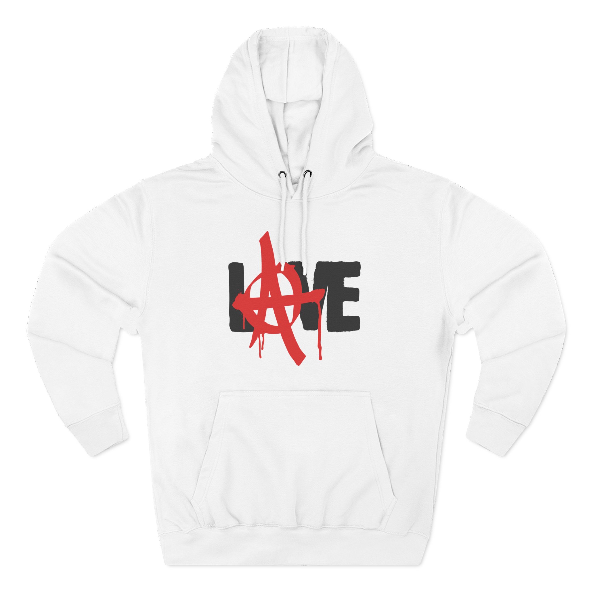 Nasty Love Three-Panel Fleece Hoodie