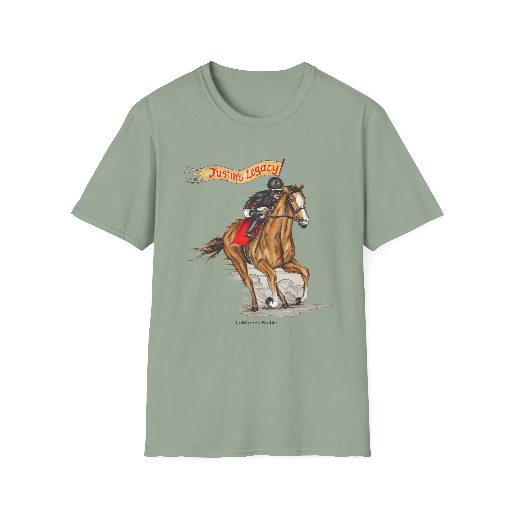 Arcangel Justin's Legacy Lamarock Stable Unisex Softstyle T-Shirt