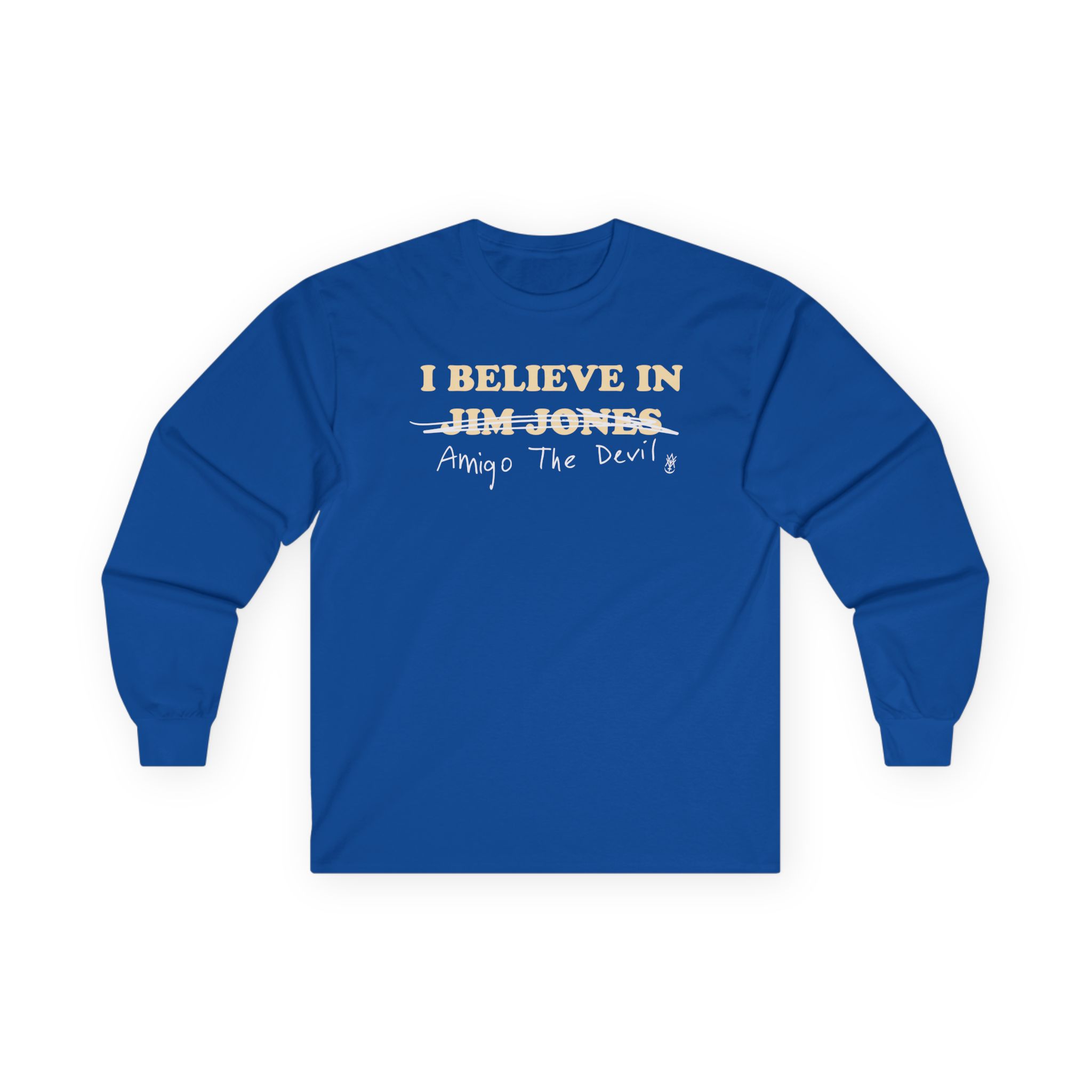 Amigo The Devil I Believe In Jim Jones Unisex Ultra Cotton Long Sleeve Tee