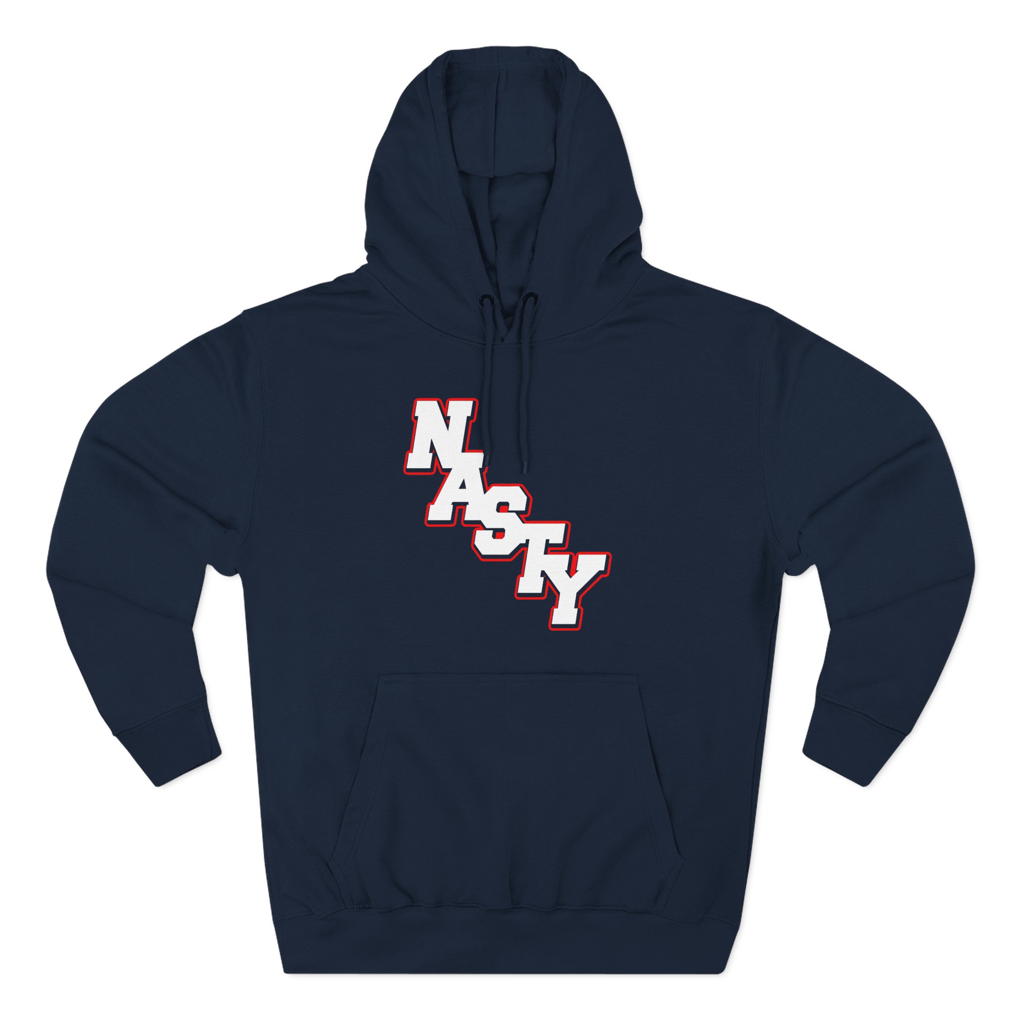 Nasty Three-Panel Fleece Hoodie