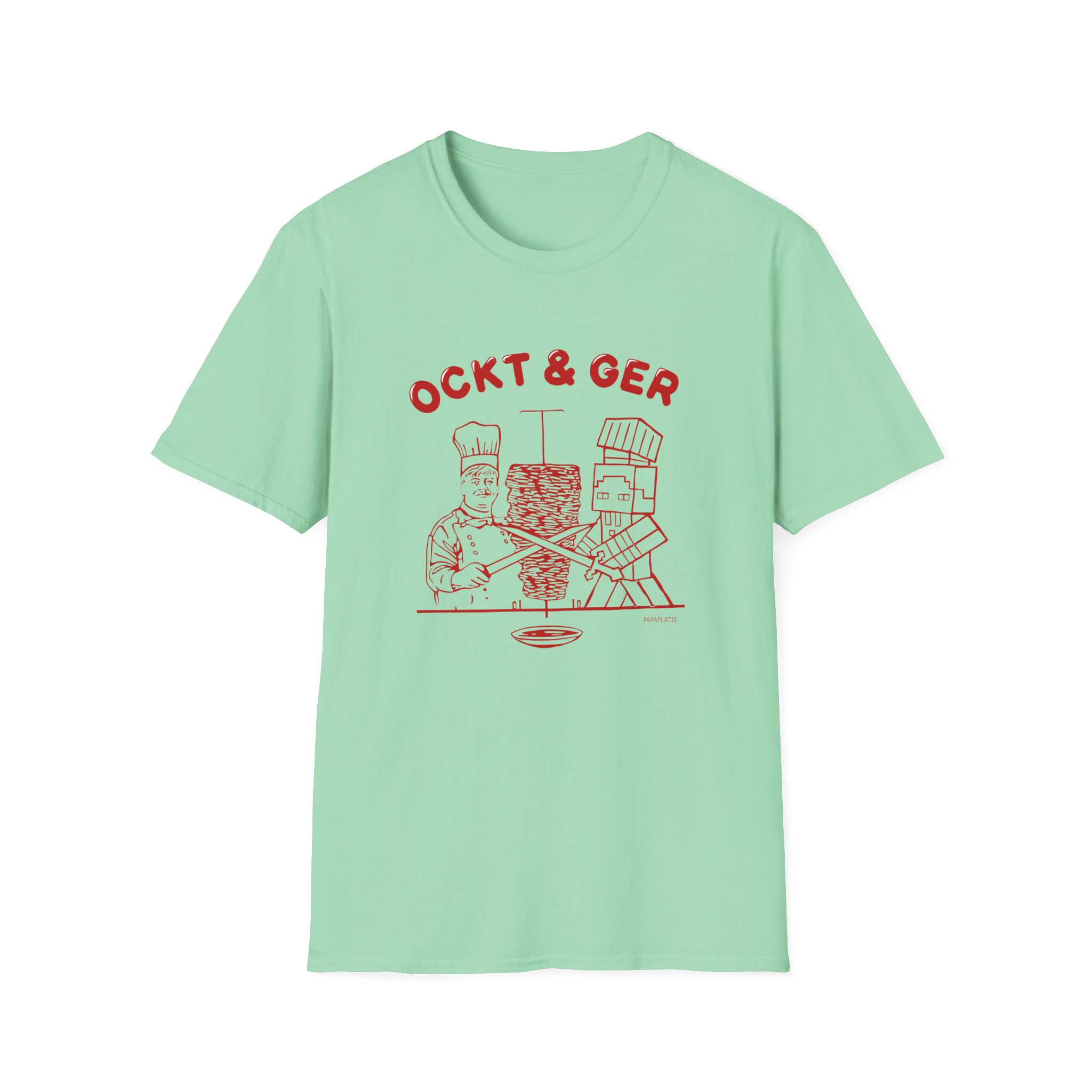 Papaplatte OCKT & GER Unisex Softstyle T-Shirt