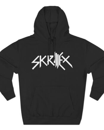 Skrillex Logo Three-Panel Fleece Hoodie
