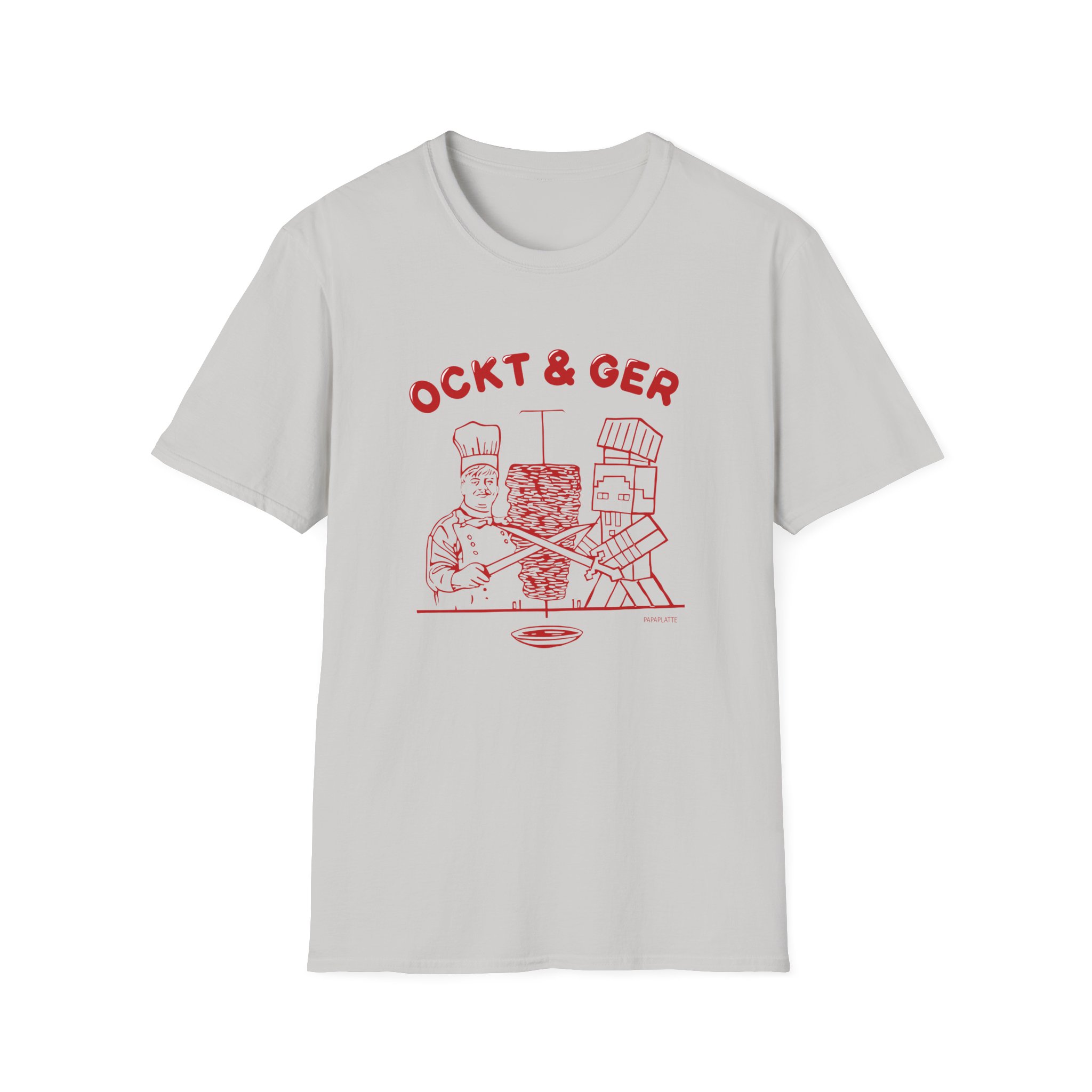 Papaplatte OCKT & GER Unisex Softstyle T-Shirt